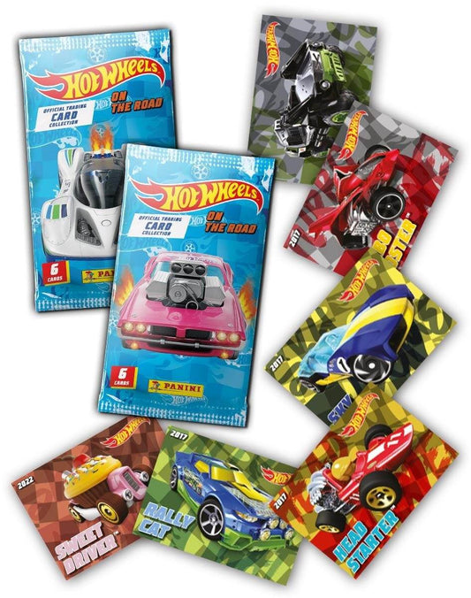 RARE HOT WHEELS OFFICIAL TRADING CARDS PACK - PANINI - ON THE ROAD SERIES - RANDOM PACK OF 1 - Its Fun