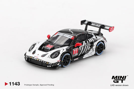 MINI GT - Porsche 911 GT3 R #77 AO Racing 2025 IMSA Petit Le Mans - BLISTER PACK