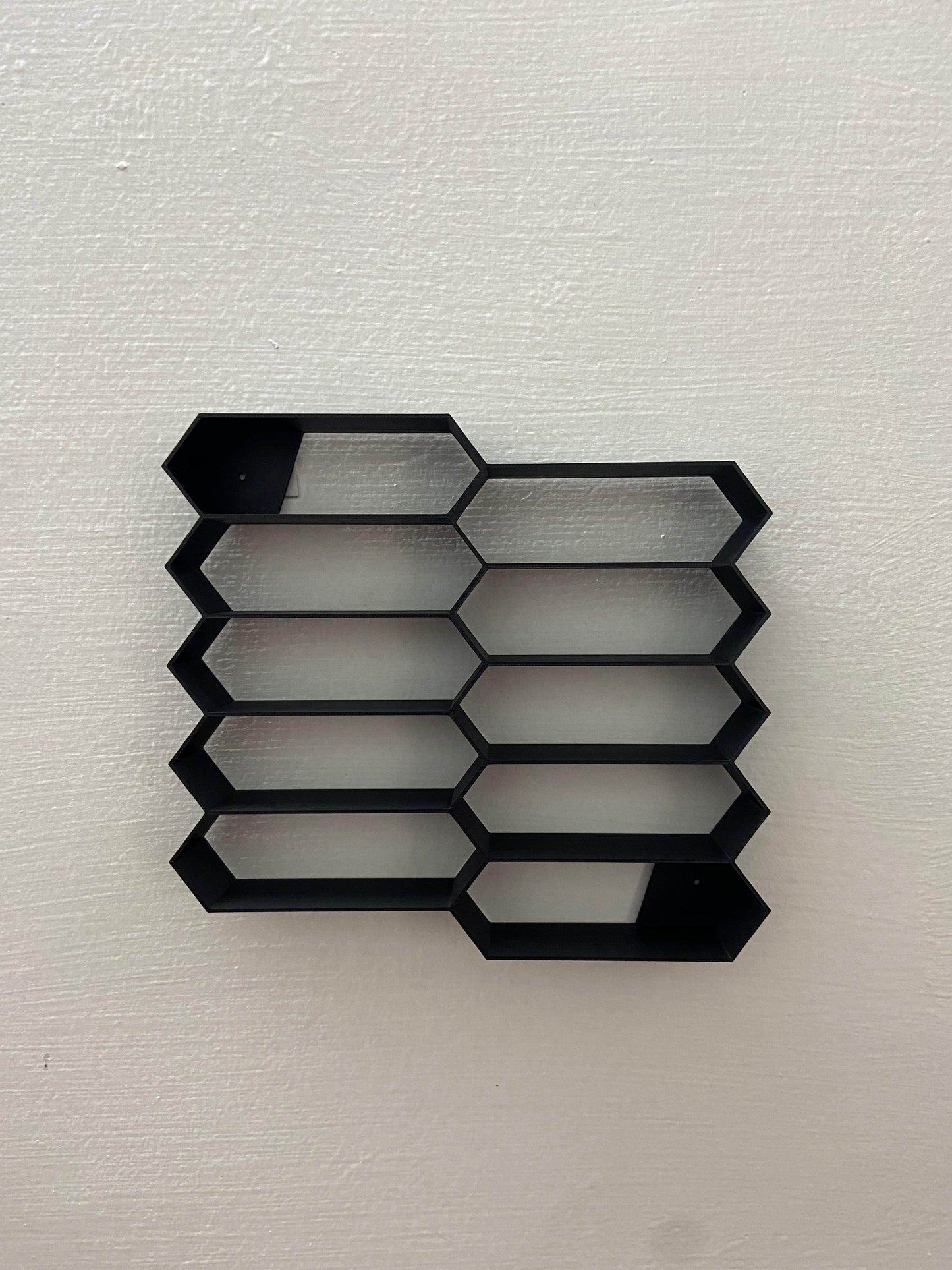 HONEYCOMB DESIGN WALL DECOR FOR 1:64 CARS - BLACK - Its Fun