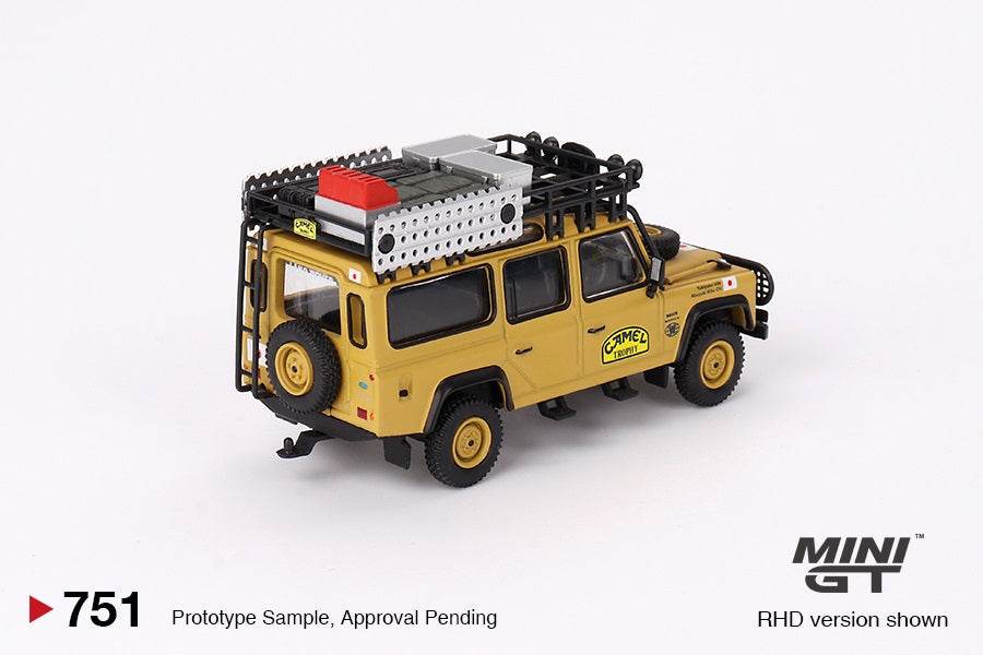MINI GT - LAND ROVER DEFENDER 110 - 1989 CAMEL TROPHY AMAZON TEAM JAPAN - Its Fun