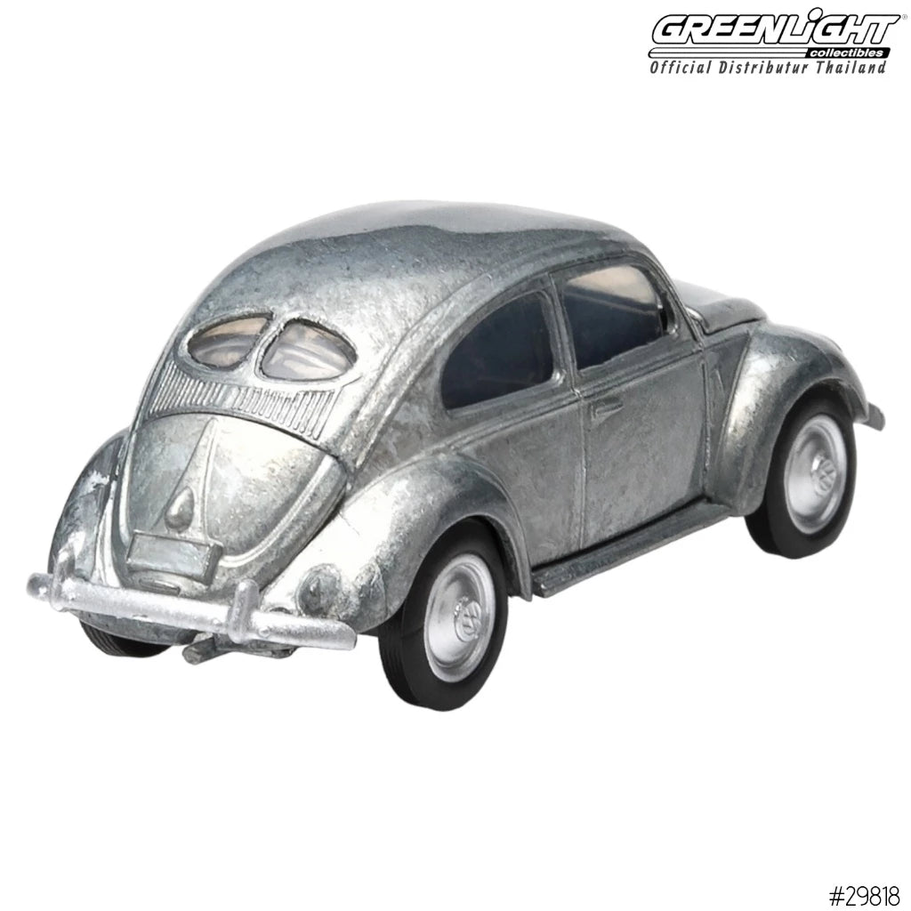 GREENLIGHT - 1938 VOLKSWAGEN SPLIT WINDOW BEETLE -WITH LEATHER BASE SEALED - ZX4
