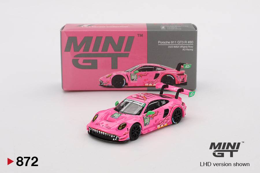 MINI GT - Porsche 911 GT3 R #80 AO Racing 2023 IMSA VIRginia Roxy - SEALED - Its Fun