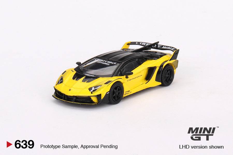 PRE-ORDER - Lamborghini LB-Silhouette WORKS Aventador GT EVO Yellow - Its Fun