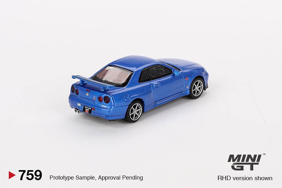 PRE-ORDER - Nissan Skyline GT-R (R34) V-Spec Bayside Blue - Its Fun