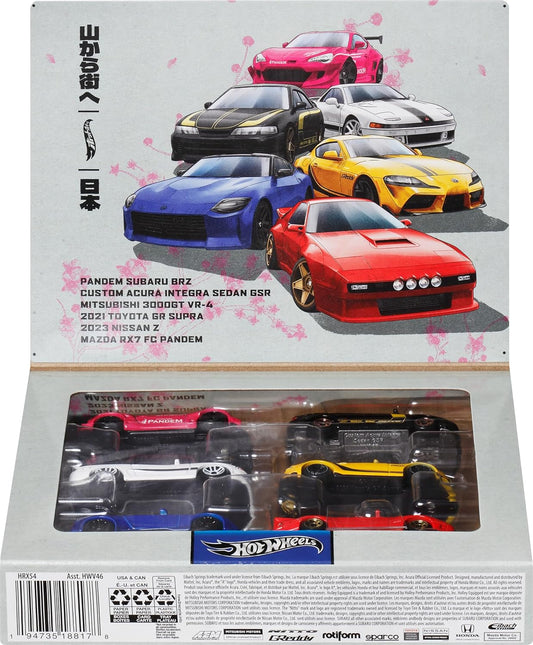 PACK OF 6 CARS - JDM BOX