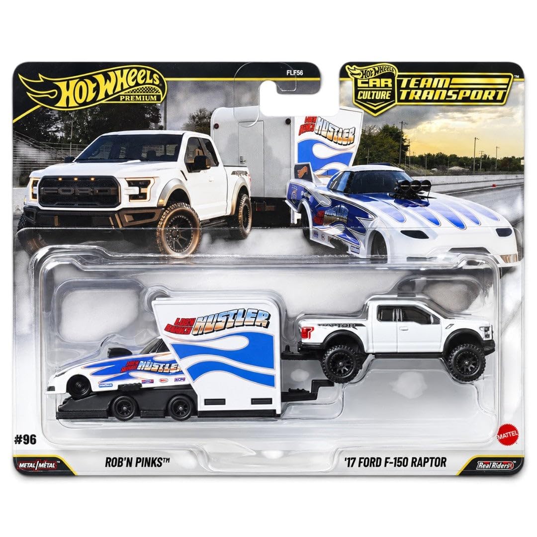 TEAM TRANSPORT - HOT WHEELS - ROB'N PINKS / 17 FORD F-150 RAPTOR