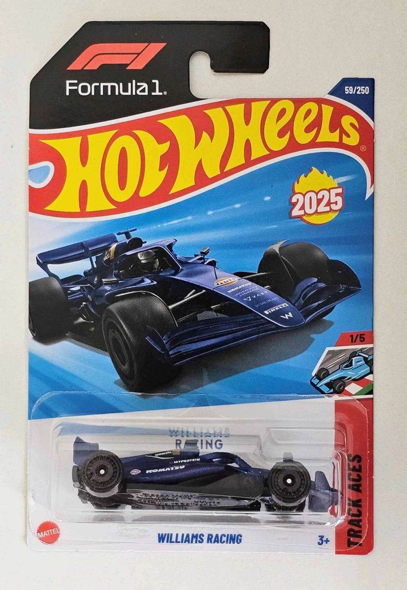 MILD CREASE - HOTWHEELS - F1 - IMPORTED - WILLIAMS RACING - 2A - Its Fun
