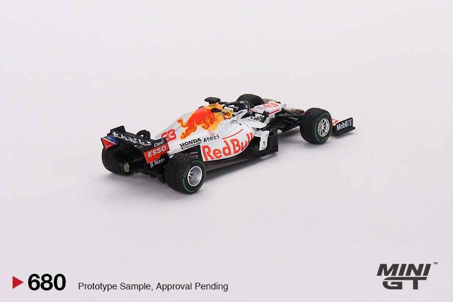MINI GT - RED BULL RACING RB16B #33 - MAX VERSTAPPEN - SEALED WITH BOX PROTECTOR