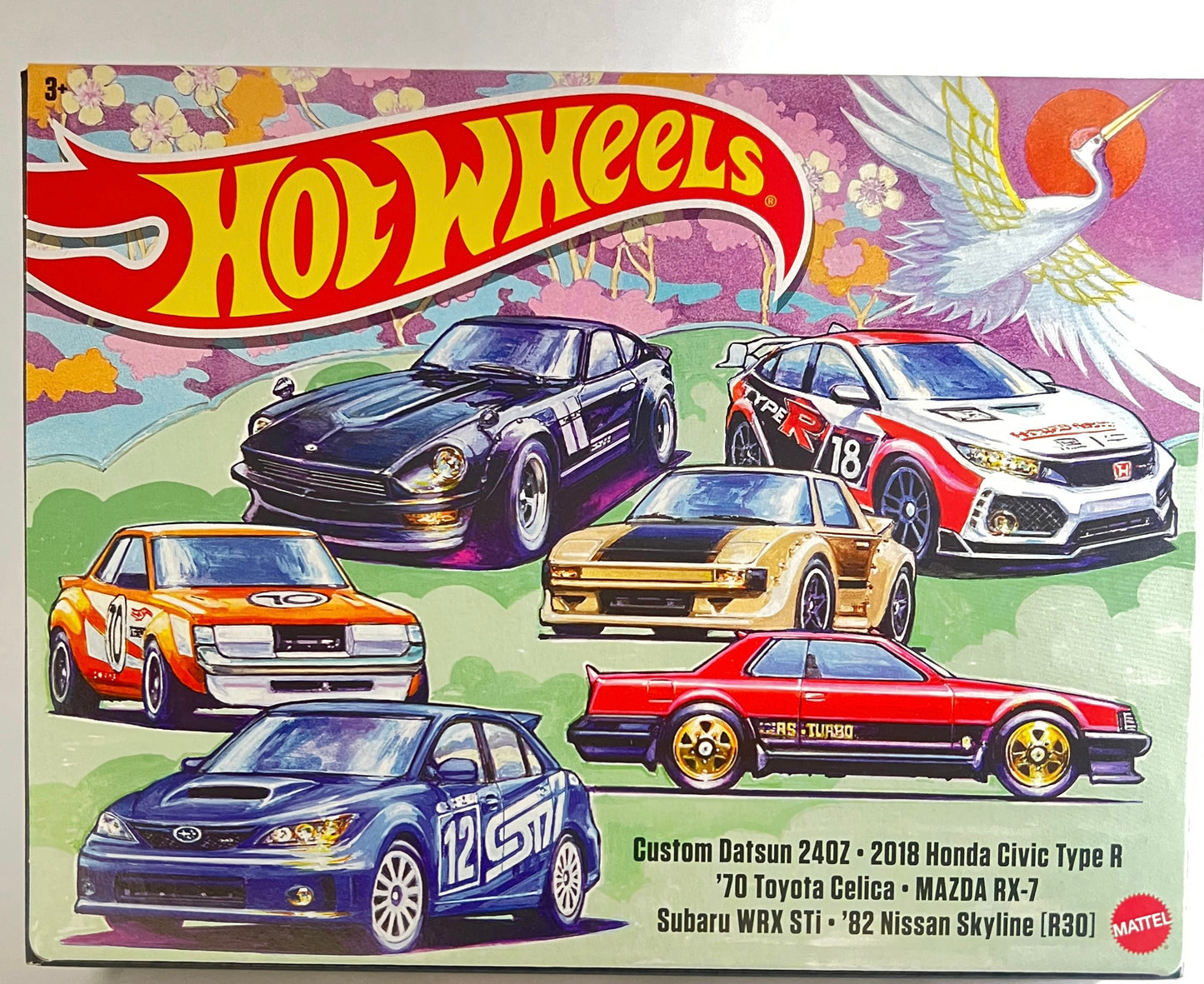 JAPANESE CARS SET OF 6 IN A BOX