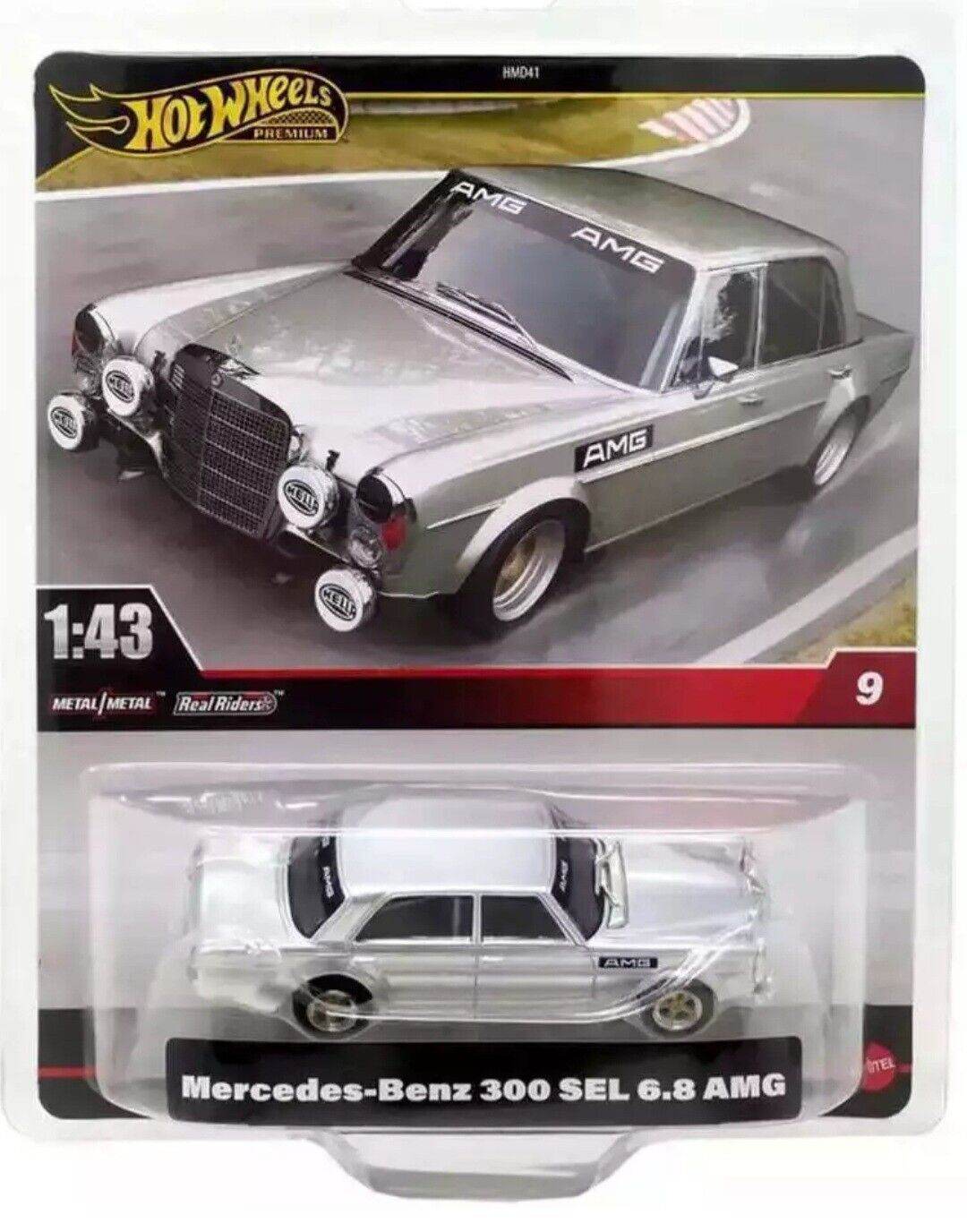 1:43 RATIO - MERCEDES BENZ 300 SEL 6.8 AMG (SILVER COLOR) - WITH PROTECTOR - IMPORTED - Its Fun