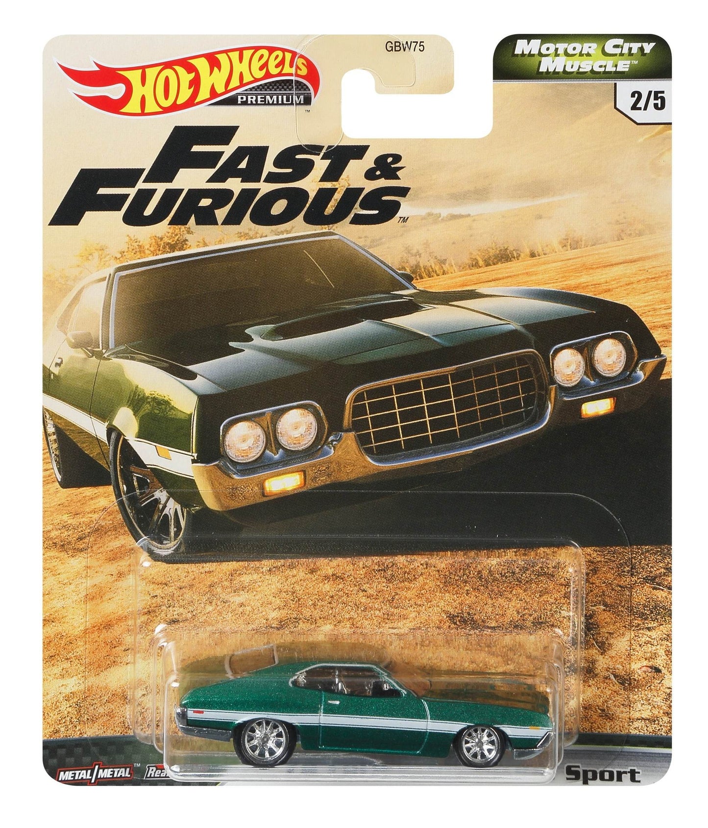 PREMIUM - FAST AND FURIOUS - 72 FORD GRAN TORINO SPORT - 5A - Its Fun
