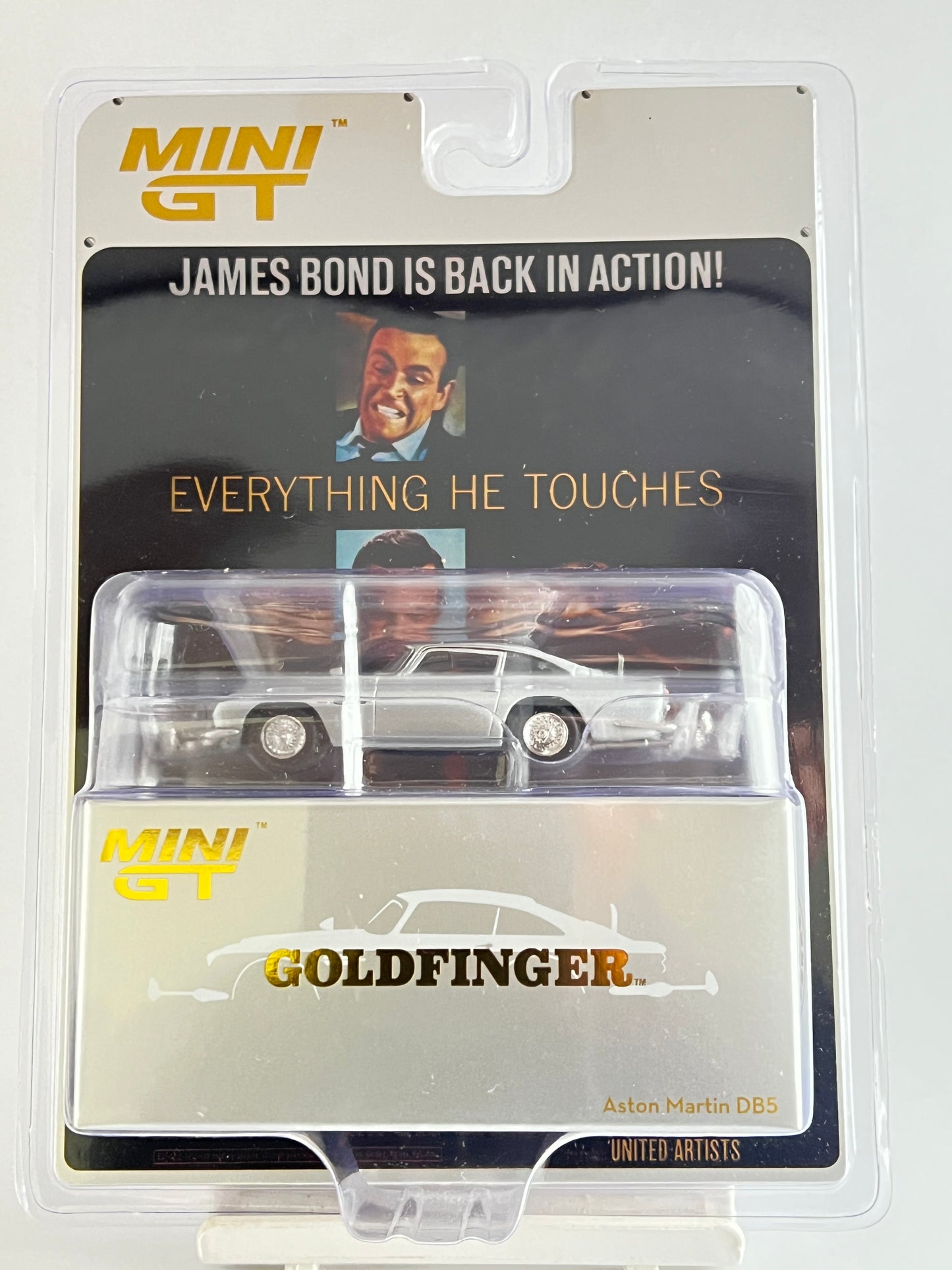 MINI GT - GOLDFINGER - ASTON MARTIN DB5 - A - Its Fun- Hot wheels - matchbox - diecast