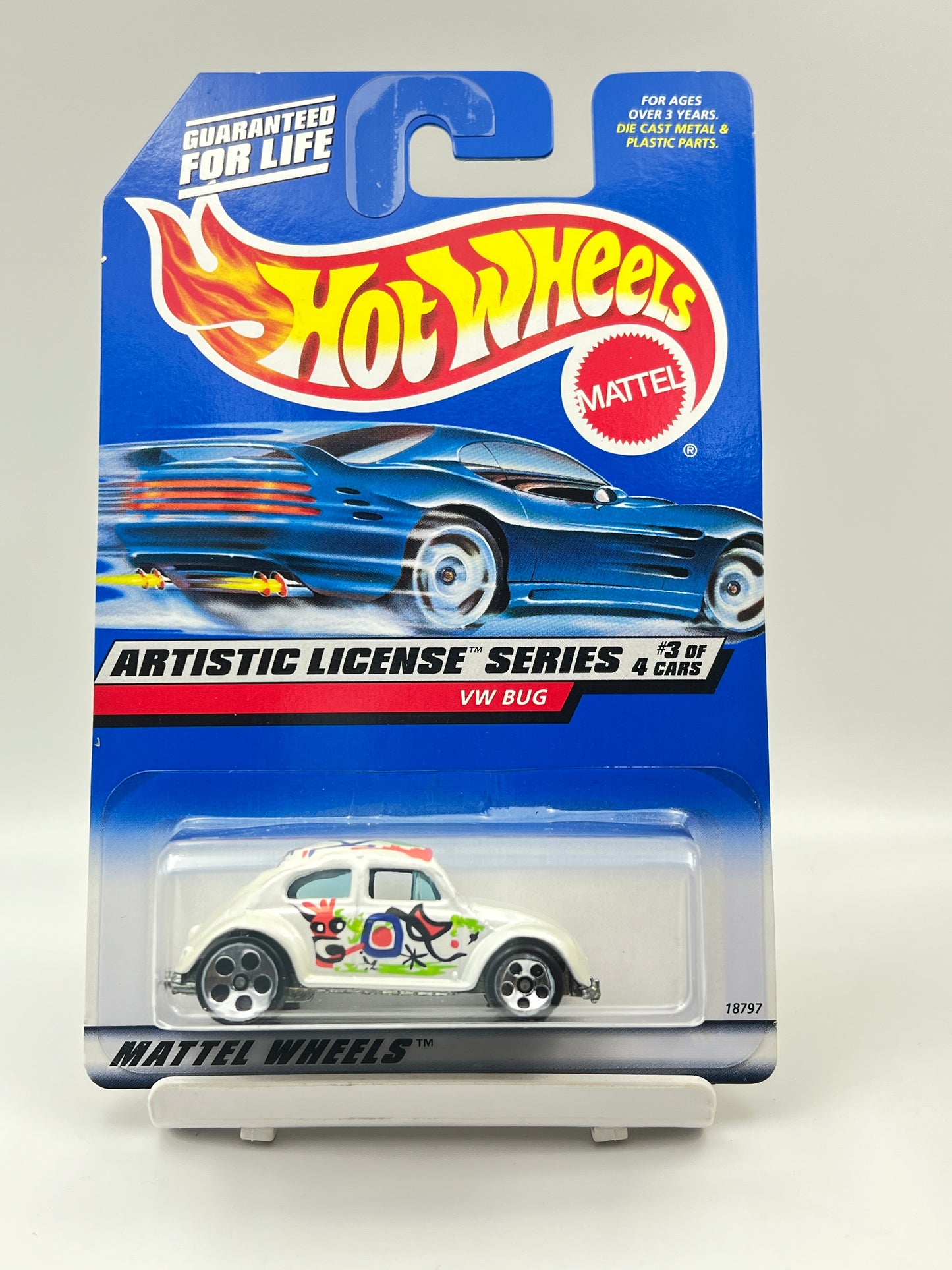 HOT WHEELS - VW BUG - WHITE - 4A