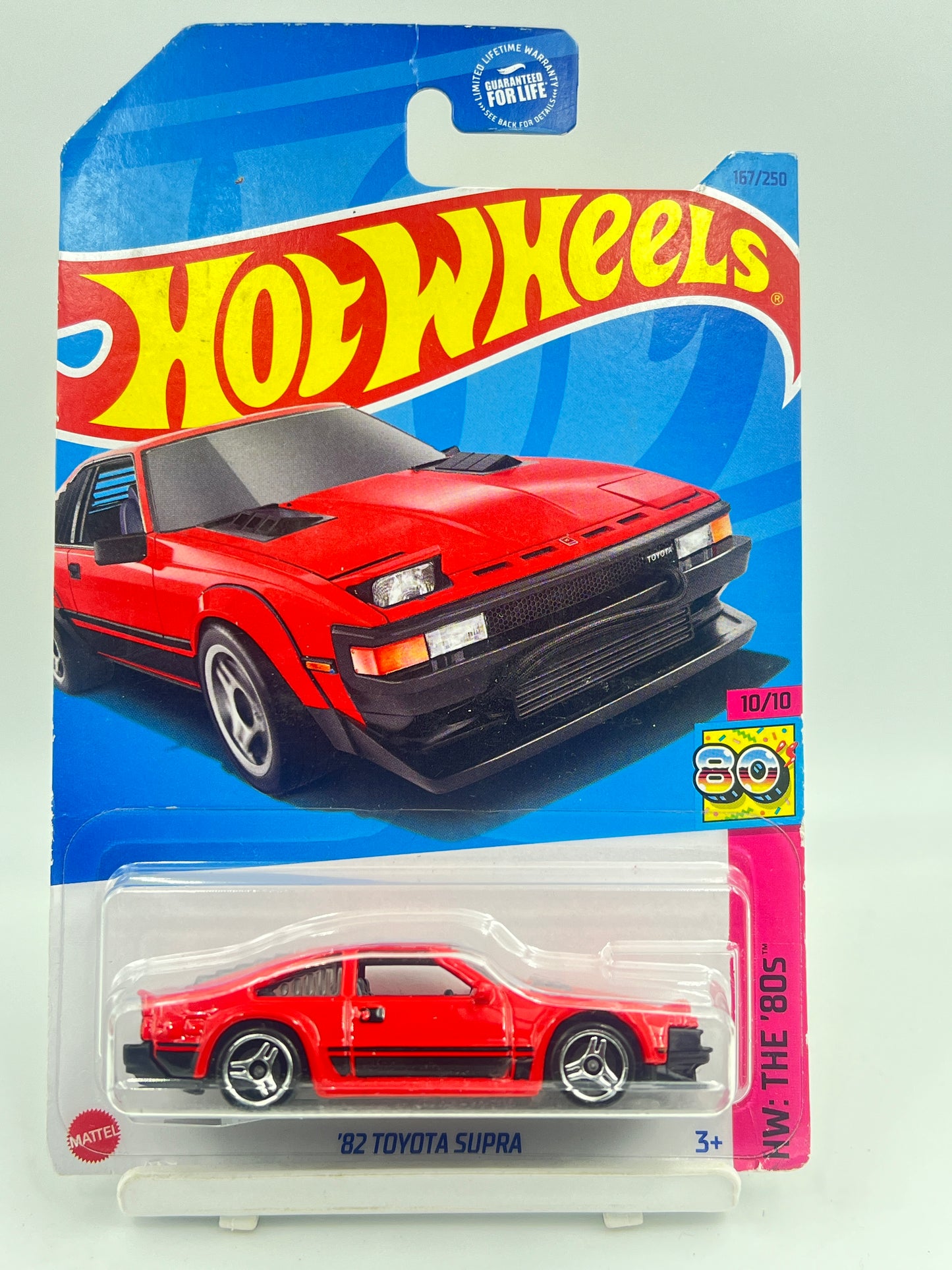 HOT WHEELS - 82 TOYOTA SUPRA - SOFT EDGES - 1B