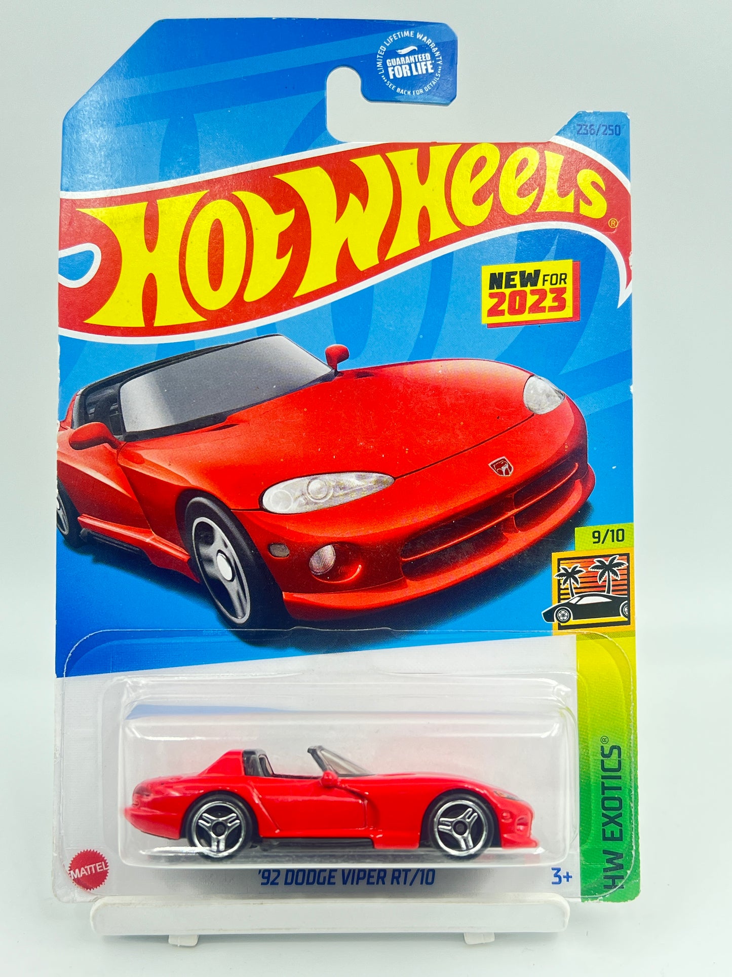 HOT WHEELS - 92 DODGE VIPER RT/10 - RED - 1B