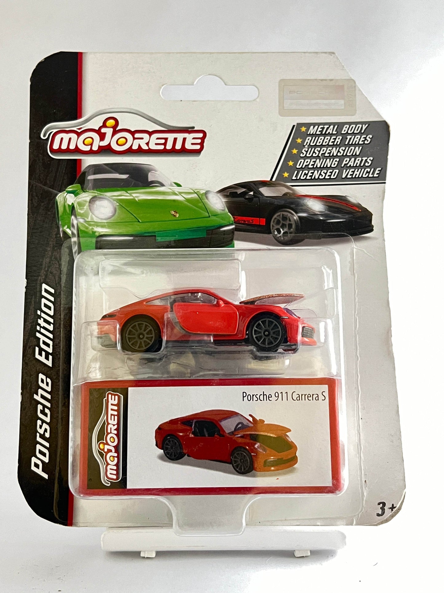 MAJORETTE - PORSCHE 911 CARRERA S - RED - Its Fun