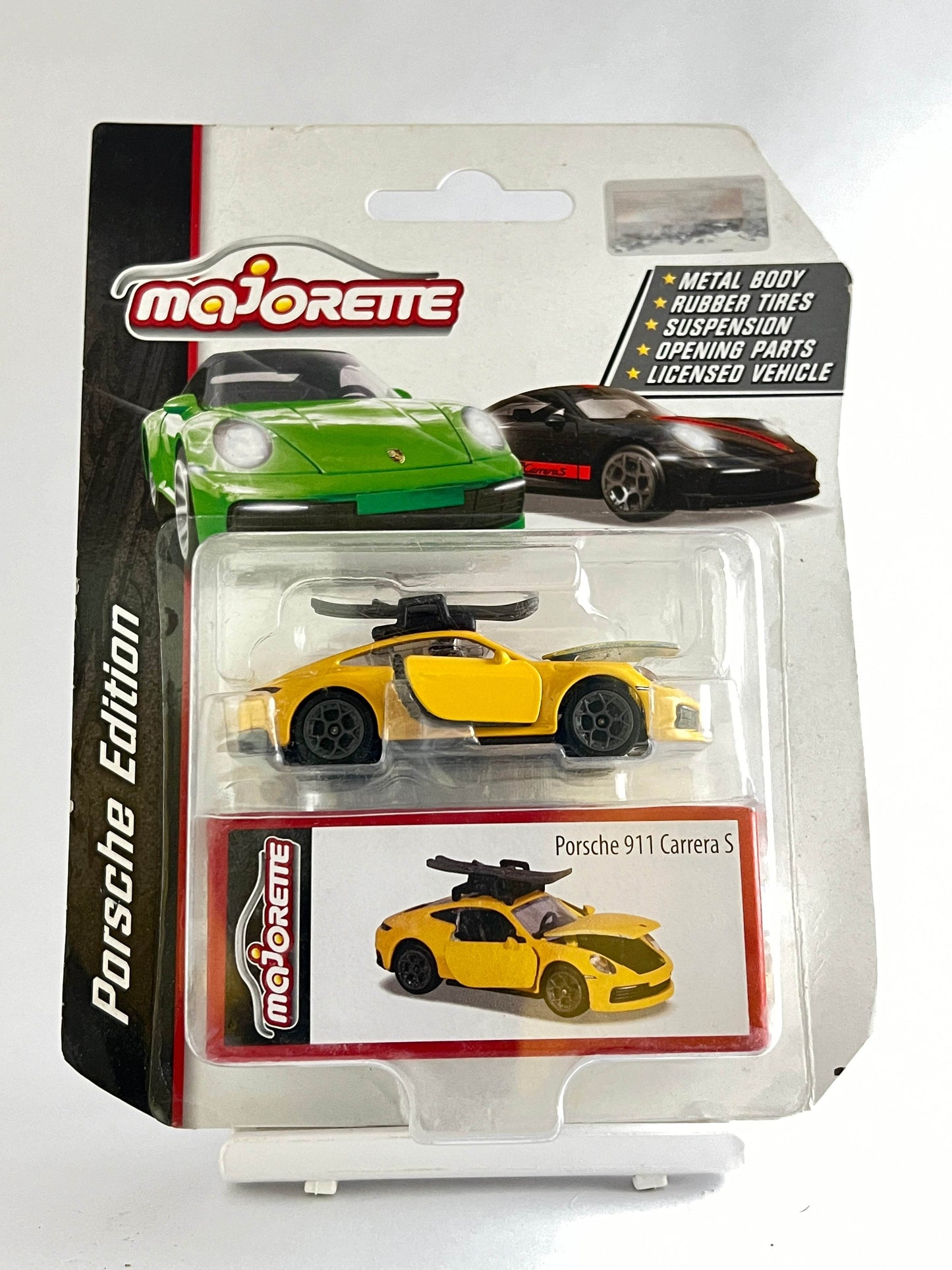 MAJORETTE - PORSCHE 911 CARRERA S - YELLOW - Its Fun