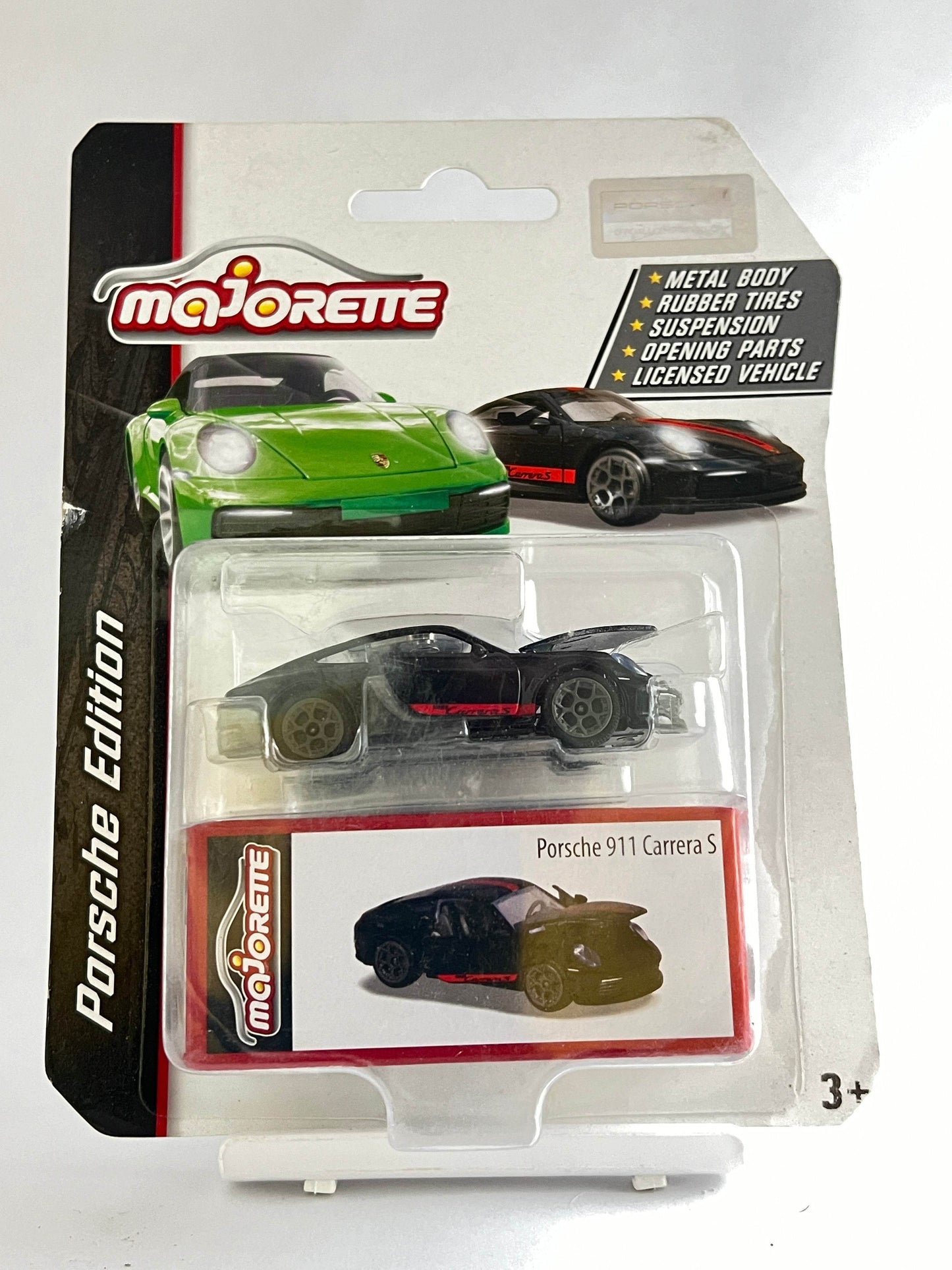 MAJORETTE - PORSCHE 911 CARRERA S - BLACK - Its Fun