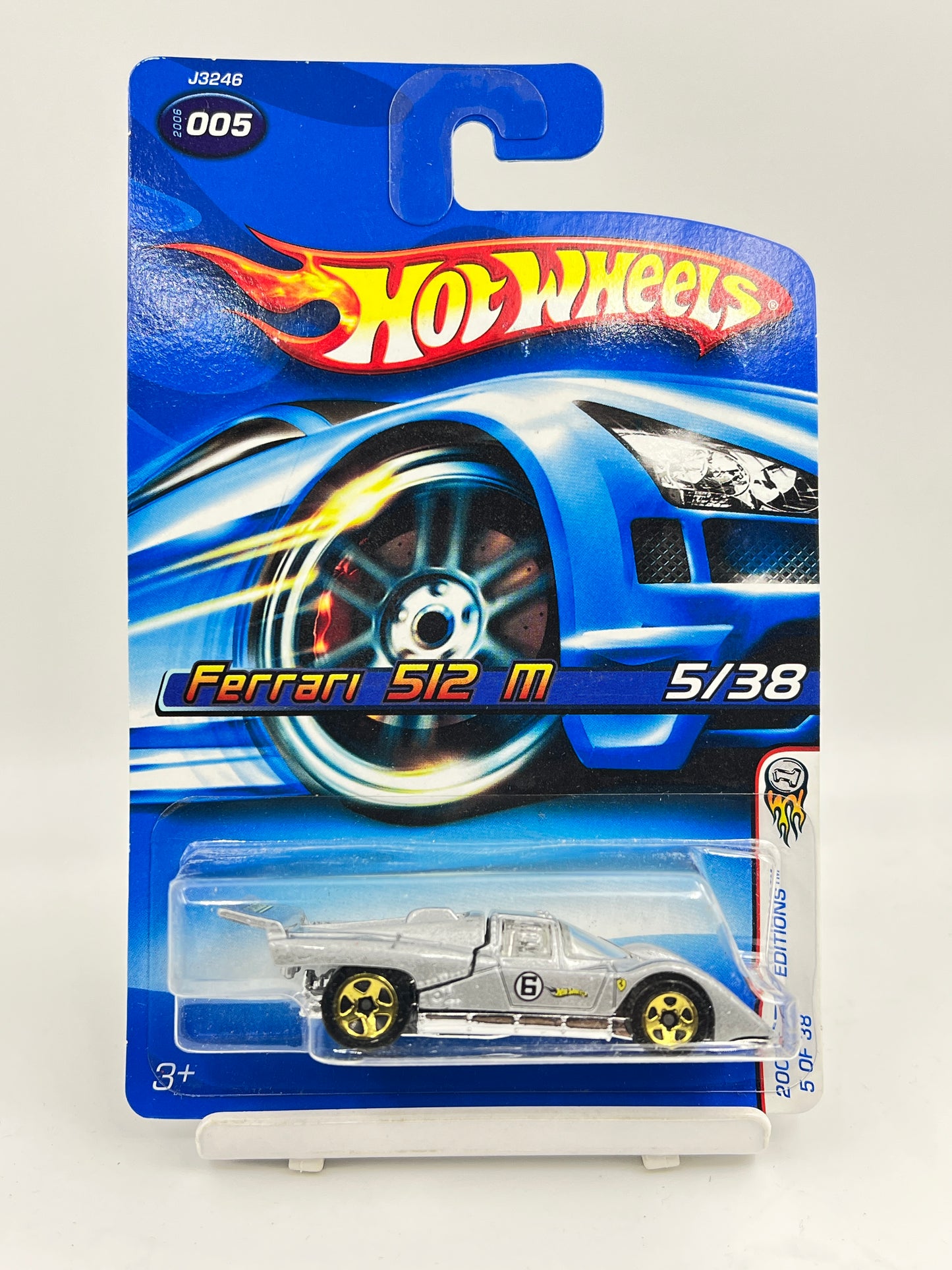 HOT WHEELS - FERRARI 512 M -GREY -6B