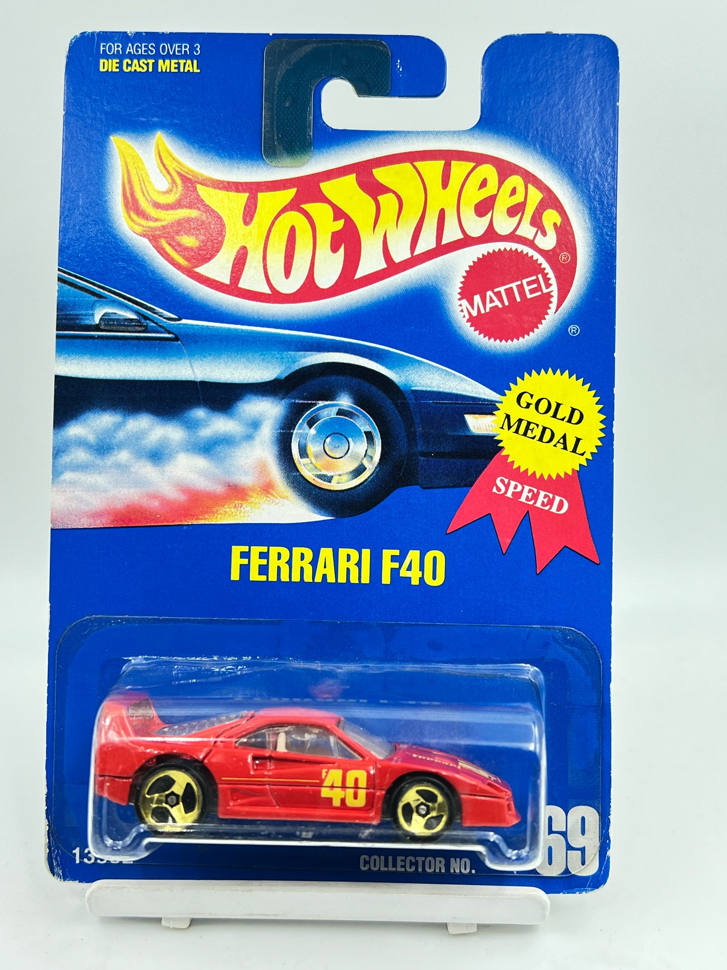 HOT WHEELS - FERRARI F40 - RED - FULL METAL - 6E