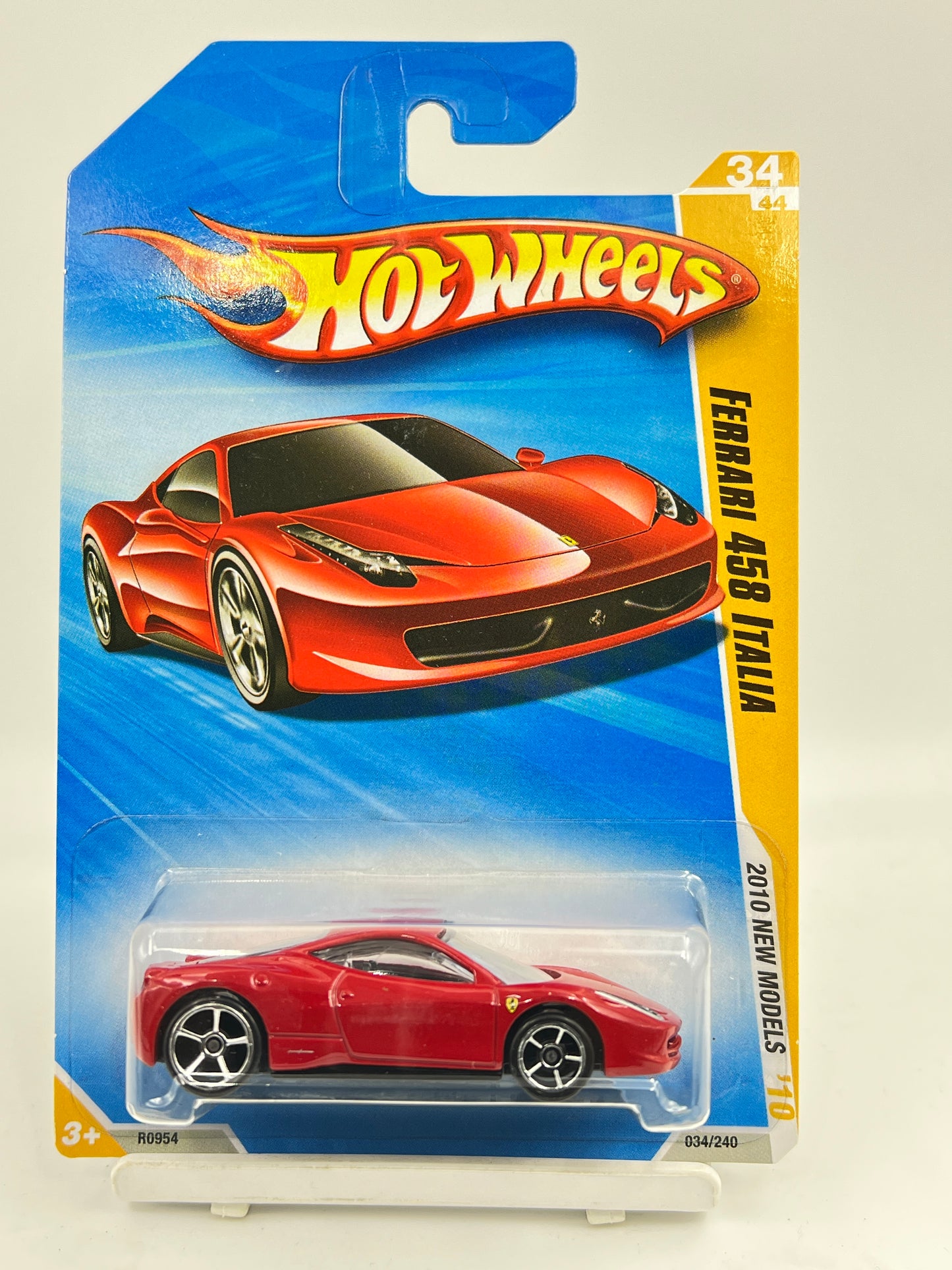 HOT WHEELS - FERRARI 458 ITALIA - RED - 6E