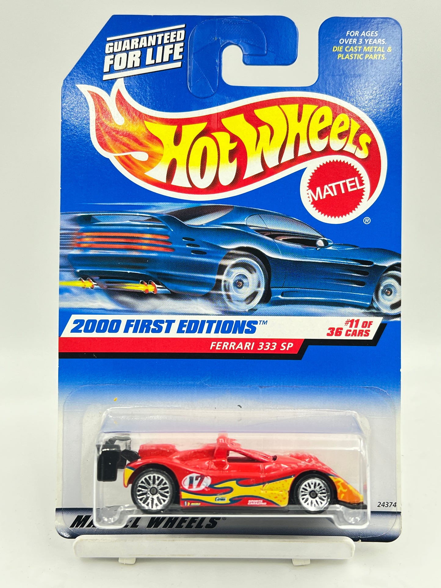 HOT WHEELS - FERRARI 333 SP - RED - 6E