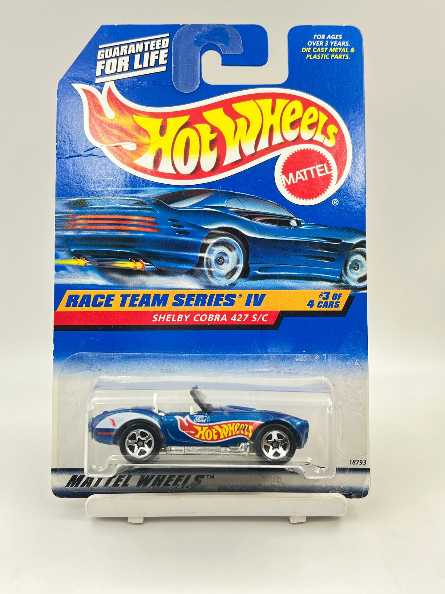 FULL METAL - HOT WHEELS - OPENABLE HOOD - SHELBY COBRA 427 S/C - 4C