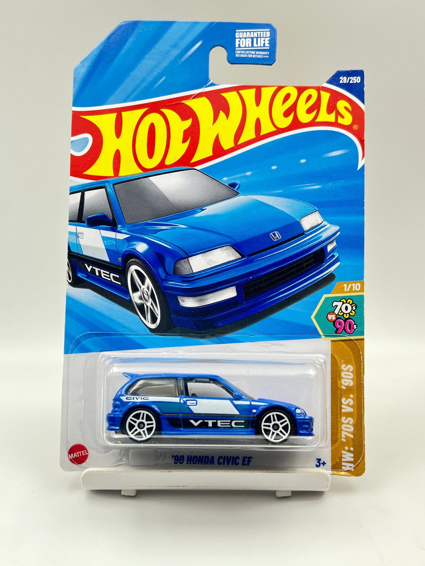IMPORTED - HOT WHEELS - 90 HONDA CIVIC EF - BLUE - 2B
