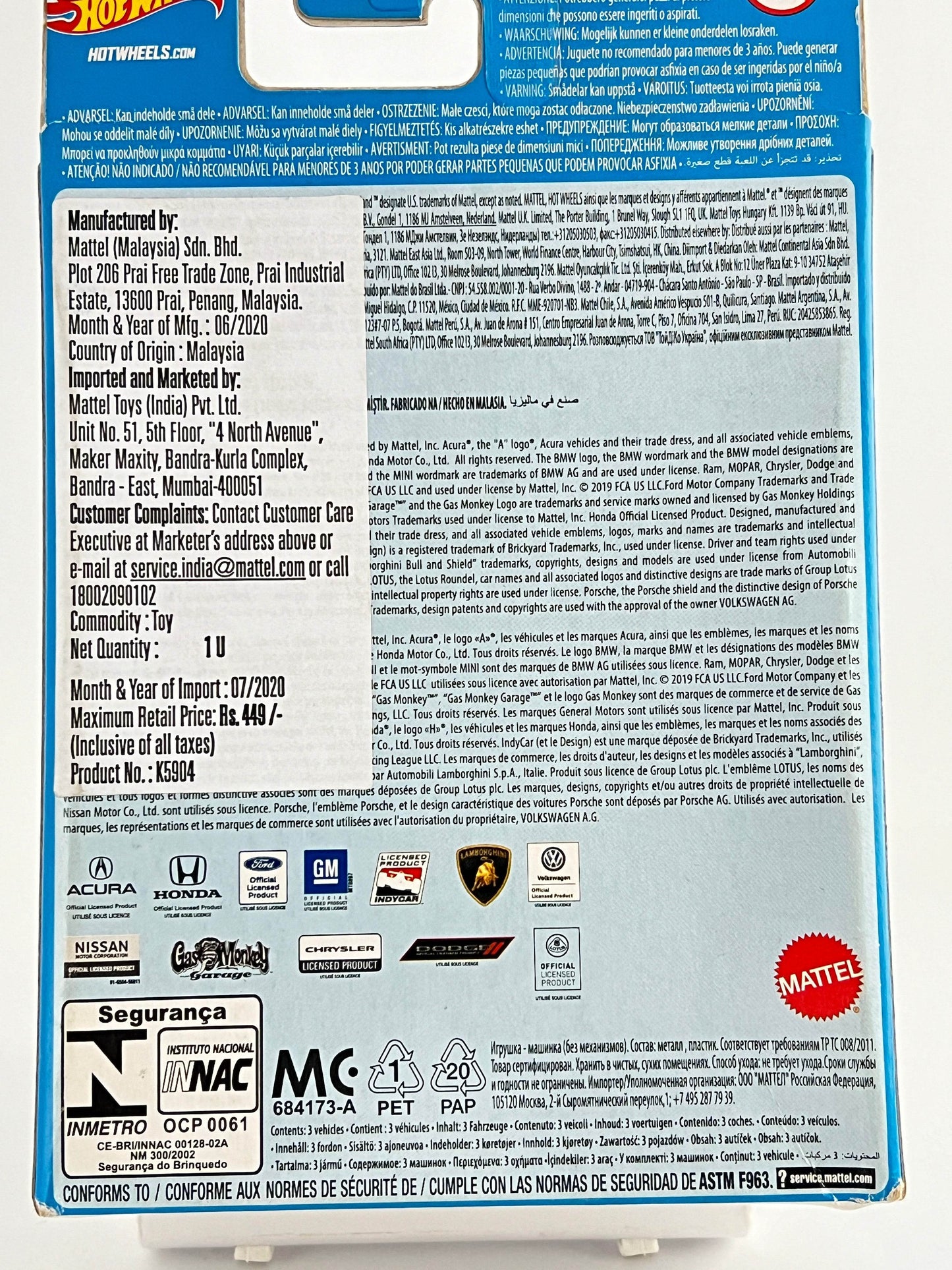 HOT WHEELS 3 PACK - - Its Fun