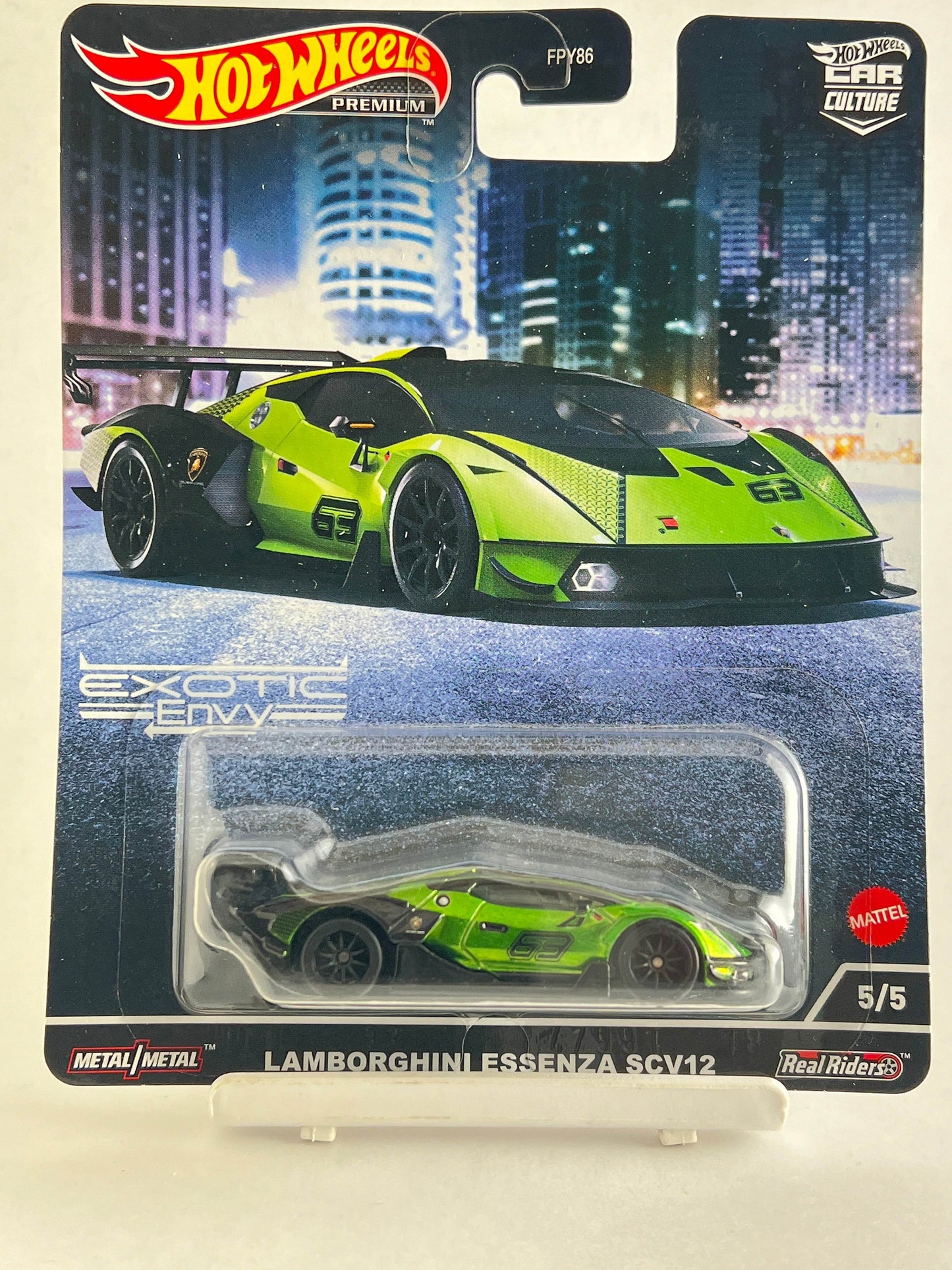 HOT WHEELS PREMIUM - EXOTIC ENVY - LAMBORGHINI ESSENZA SCV12 - 4A - Its Fun
