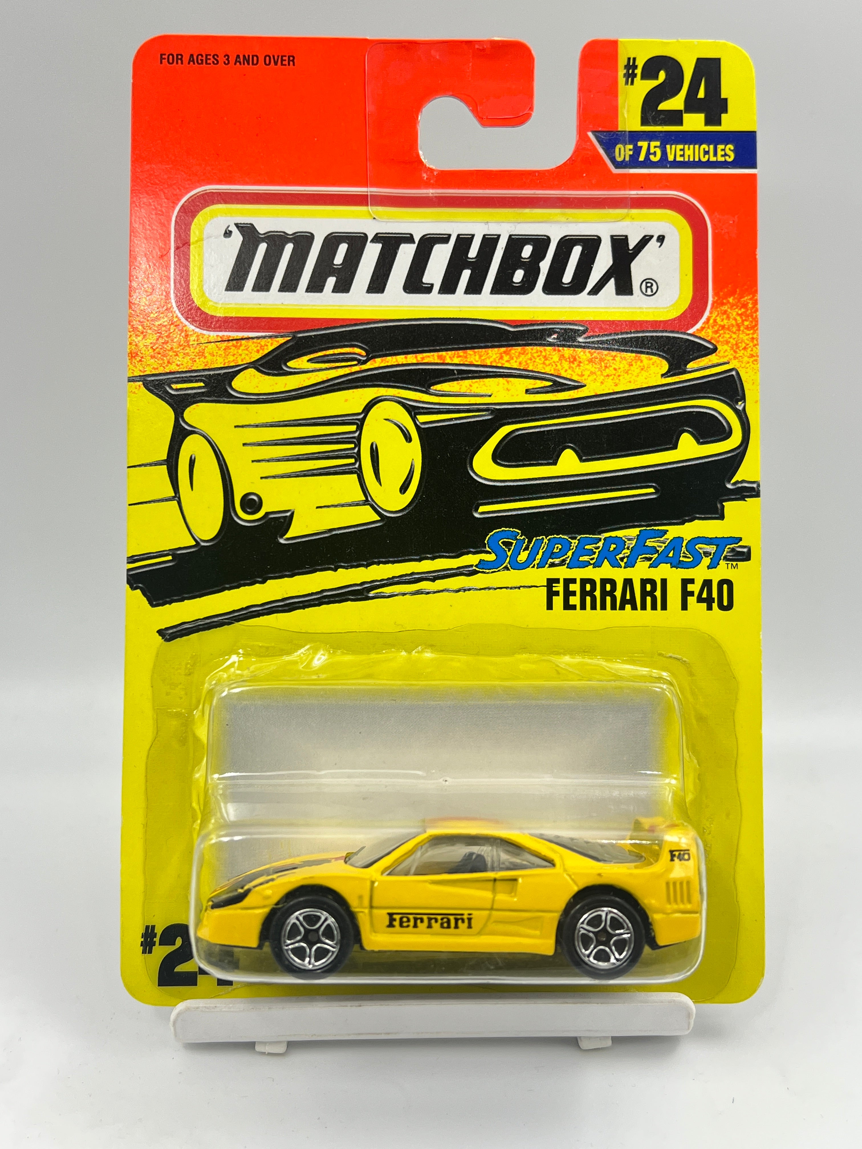 MATCHBOX - 30 YRS OLD CARD - FERRARI F40 (YELLOW) - ZX4 – Its Fun