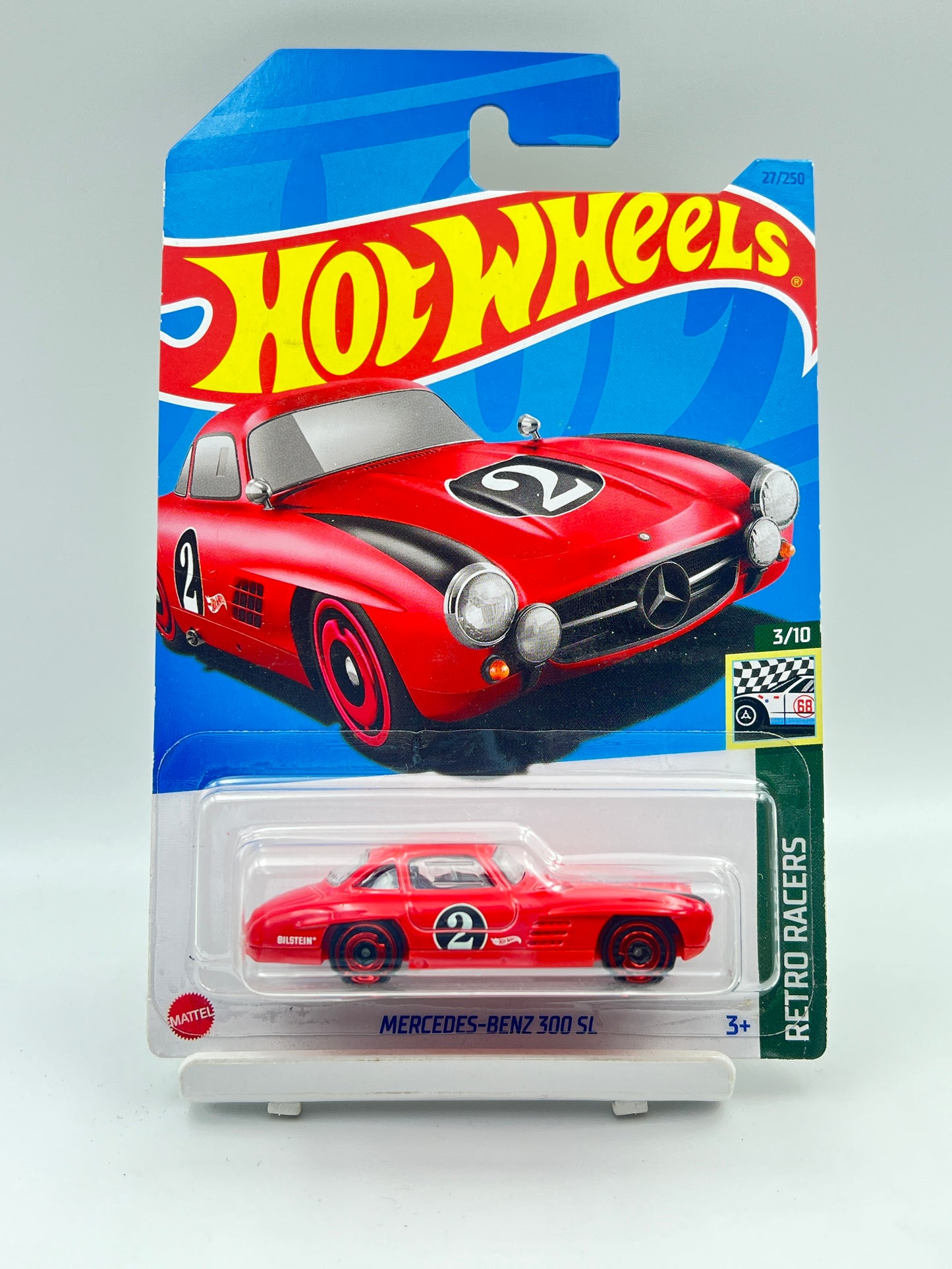 MILD SOFT CORNERS - HOT WHEELS - MERCEDES BENZ 300 SL - RED - 1C