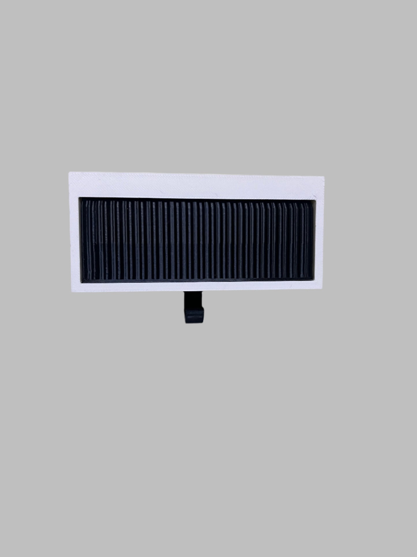 3D PRINTED GARAGE KEY HOLDER WITH OPENABLE DOOR - WHITE/BLACK - Its Fun- Hot wheels - matchbox - diecast