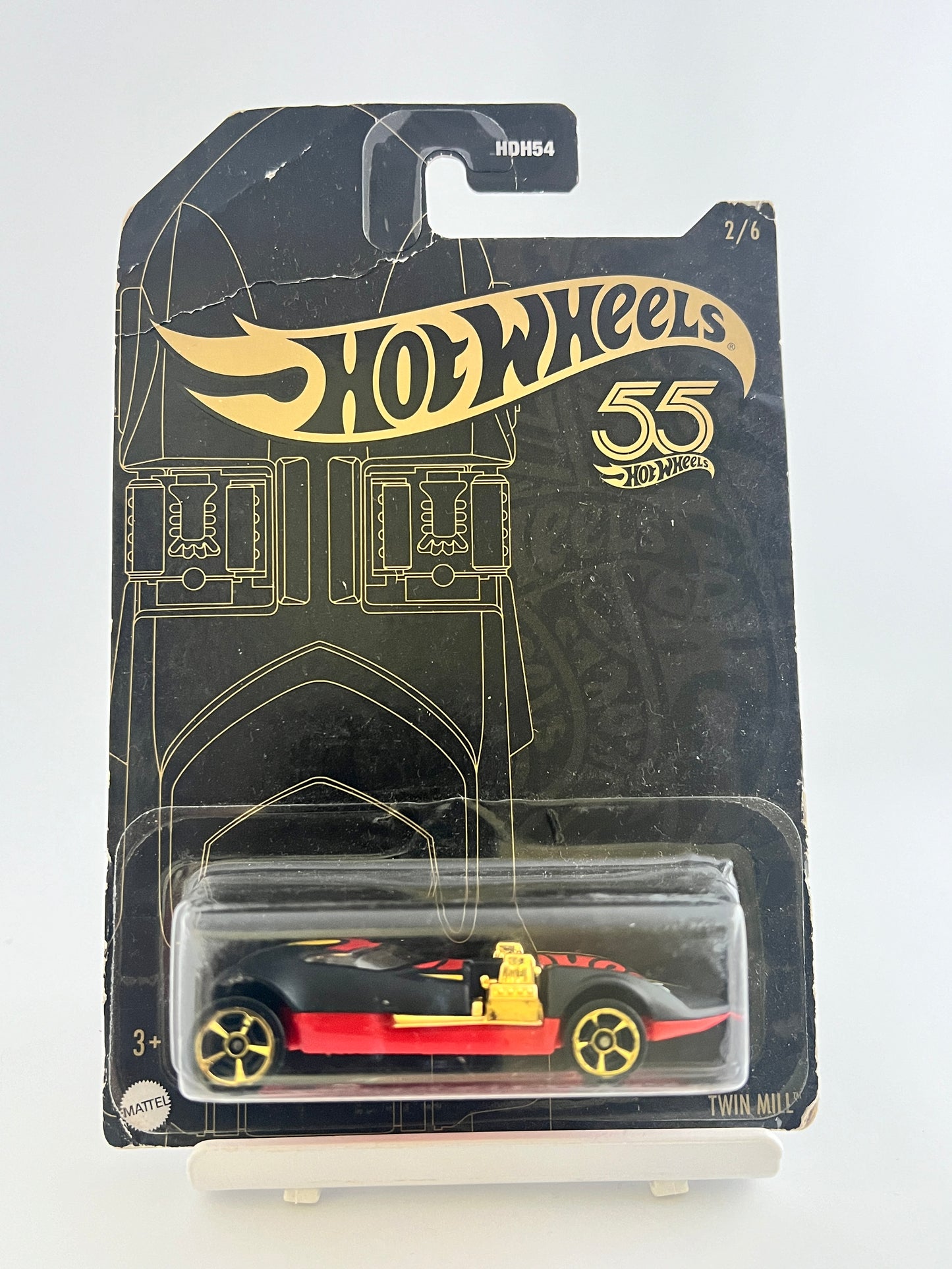 55TH ANNIVERSARY TWIN MILL - CARD DAMAGE -5D - Its Fun- Hot wheels - matchbox - diecast