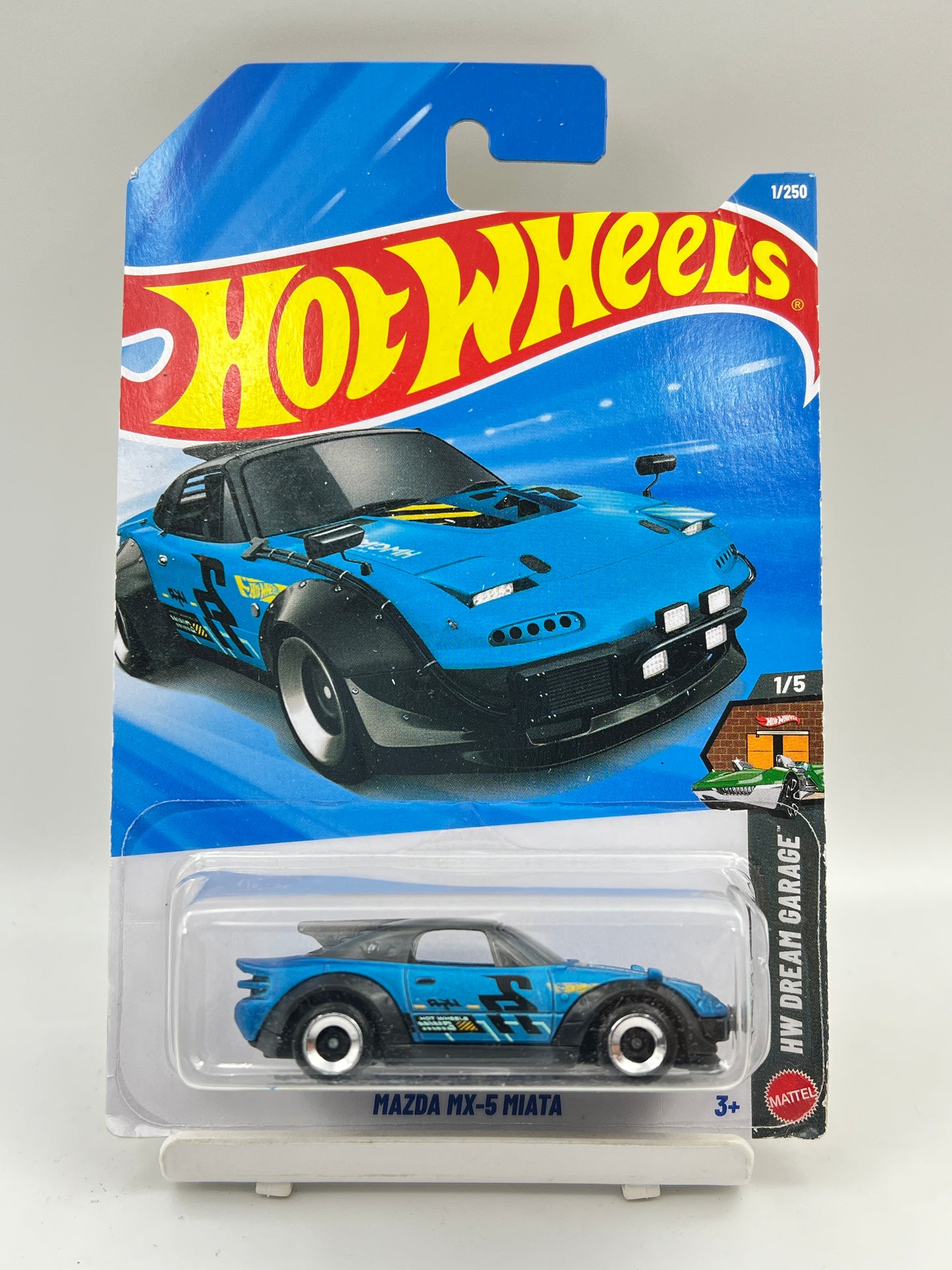 CREASE / SOFT CORNERS - HOT WHEELS - MAZDA MX-5 MIATA - BLUE - 1A