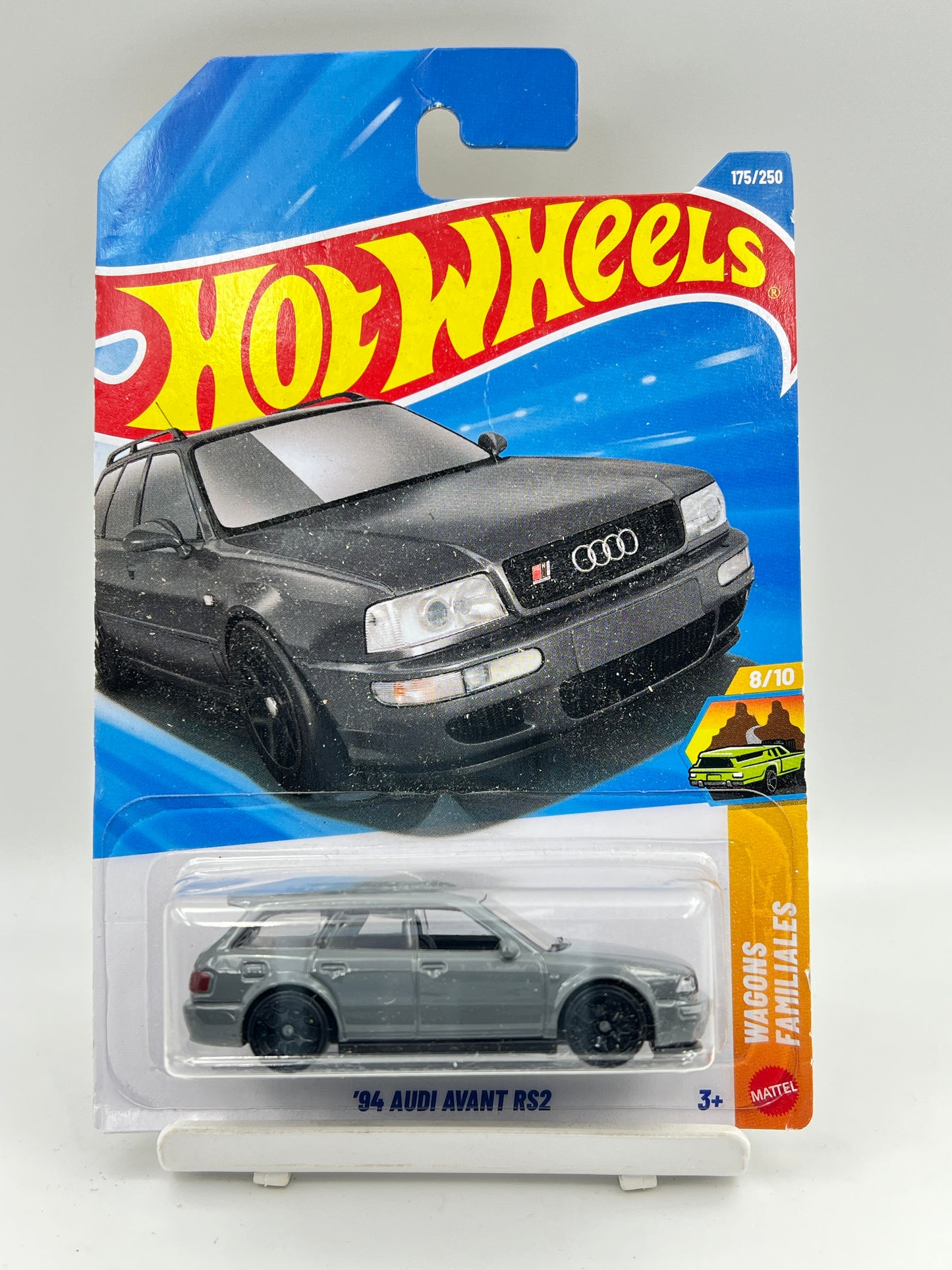 CREASE / SOFT CORNERS - HOT WHEELS - 94 AUDI AVANT RS2 - GREY - 1B