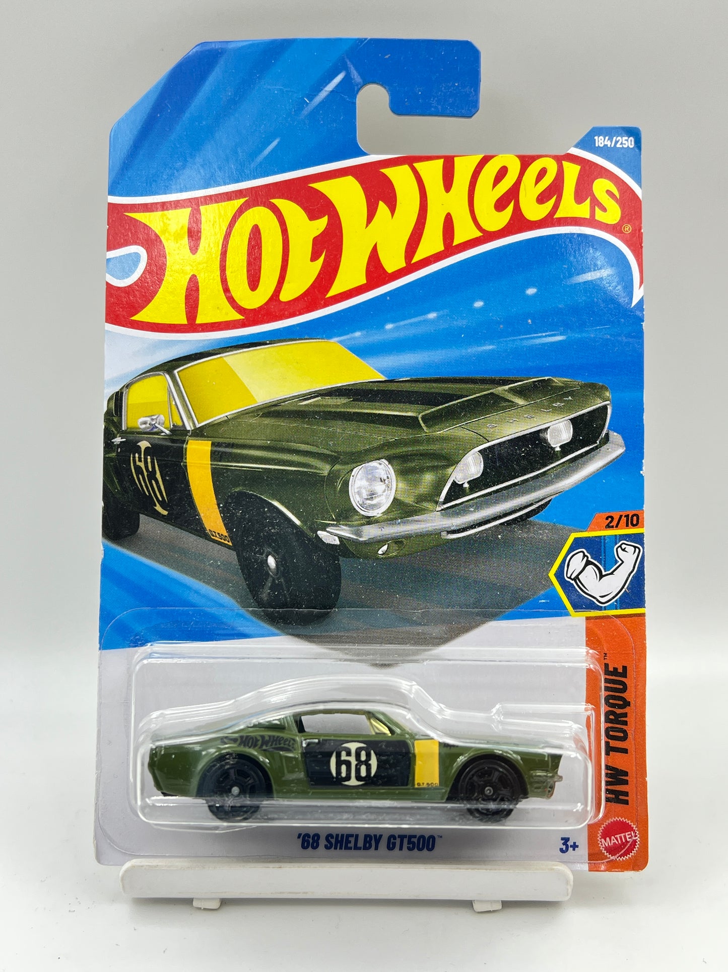 CREASE / SOFT CORNERS - HOT WHEELS - 68 SHELBY GT500 - GREEN - 1B