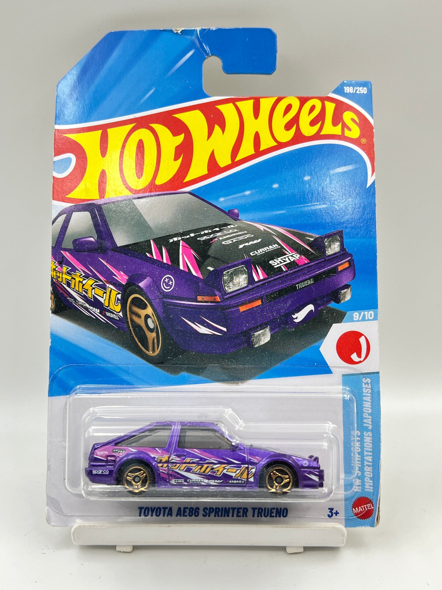 CREASE / SOFT CORNERS - HOT WHEELS - TOYOTA AE86 SPRINTER TRUENO - 1B