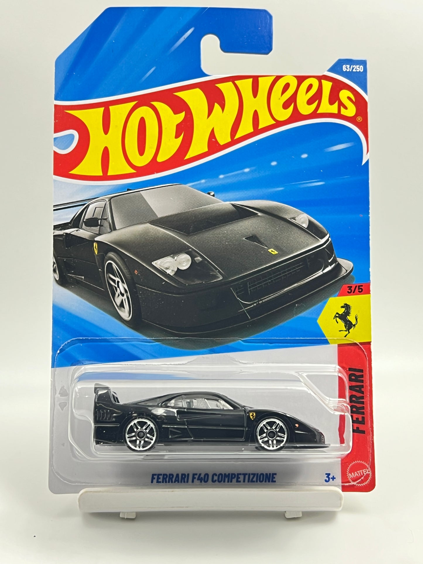 IMPORTED - HOT WHEELS - FERRARI F40 COMPETIZIONE - BLACK - 7A