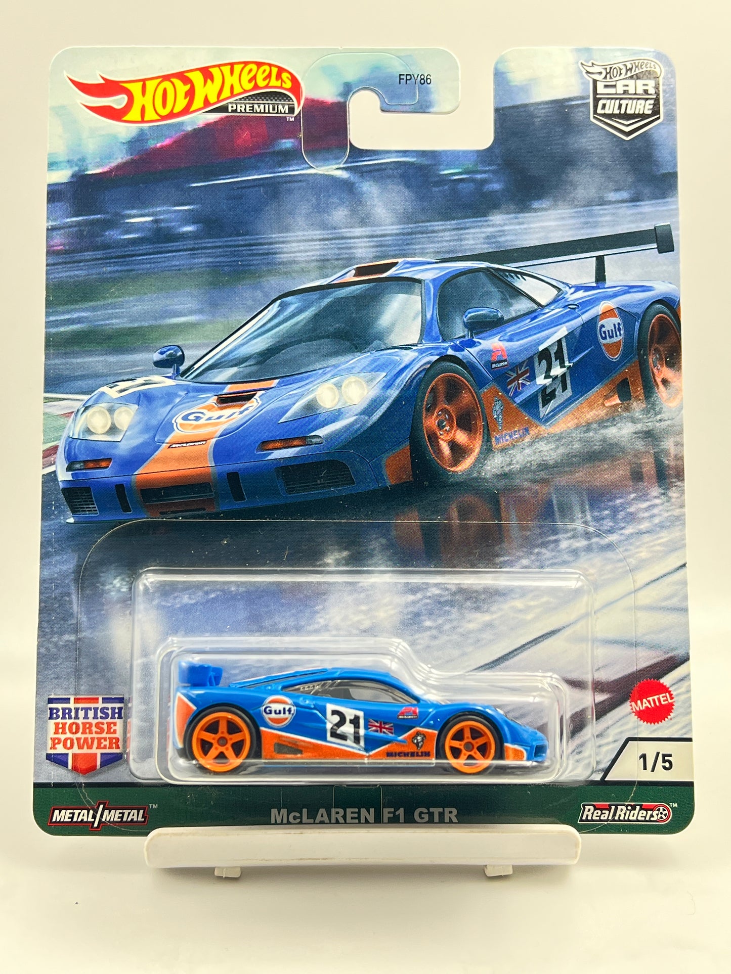 HOT WHEELS - PREMIUM - MCLAREN F1 GTR - 5C