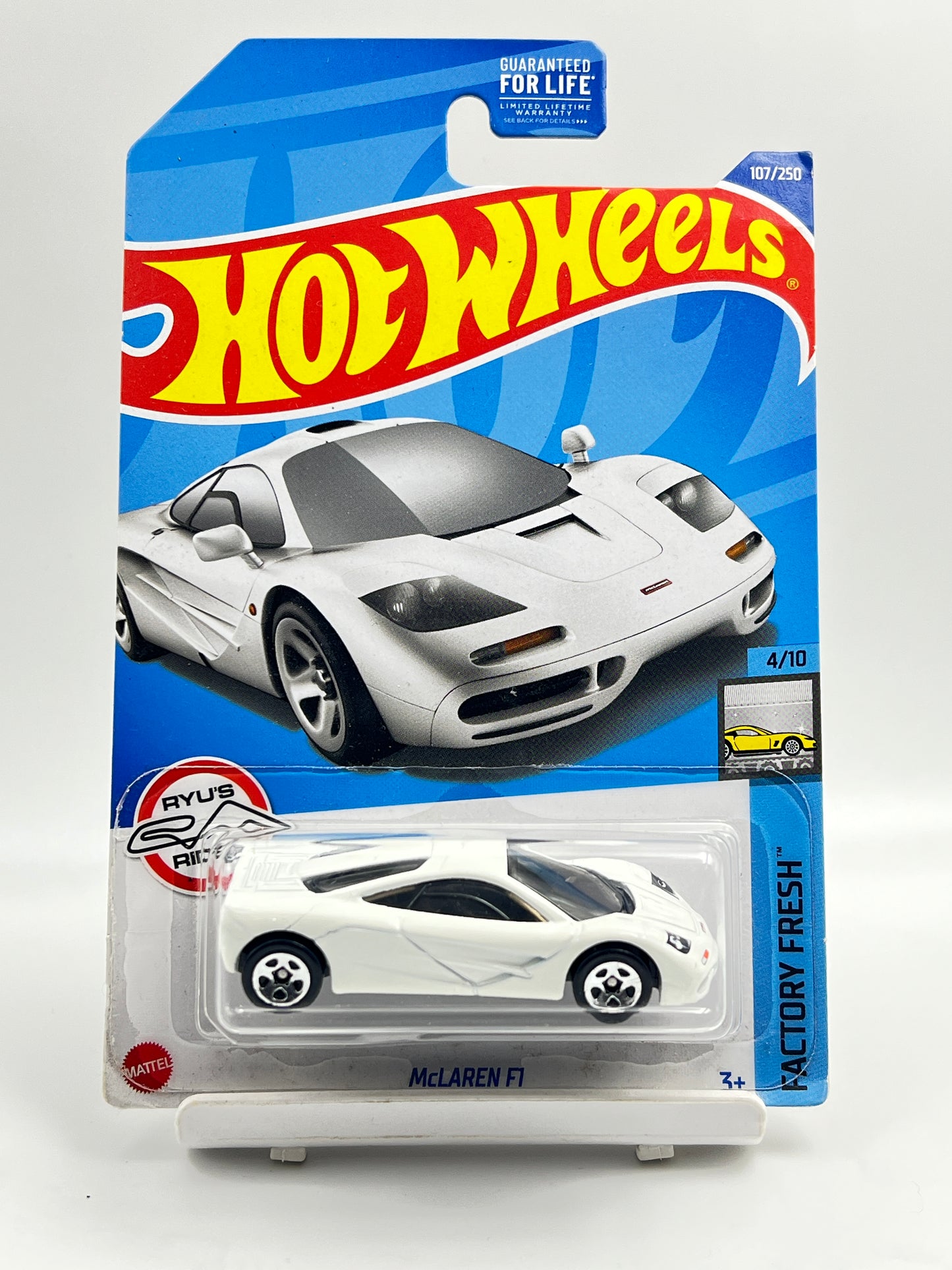 HOT WHEELS - MCLAREN F1 - WHITE - 7B