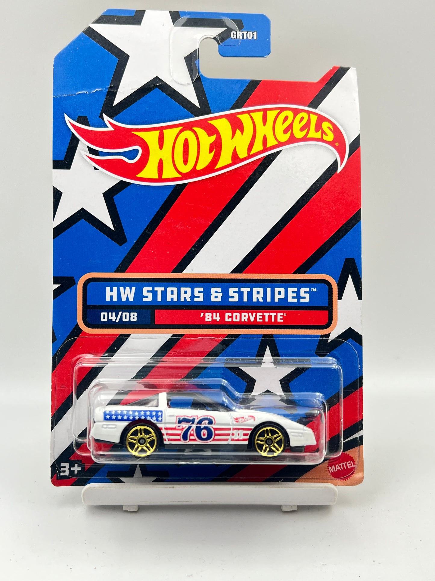 CREASED HOT WHEELS - 84 CORVETTE - C2