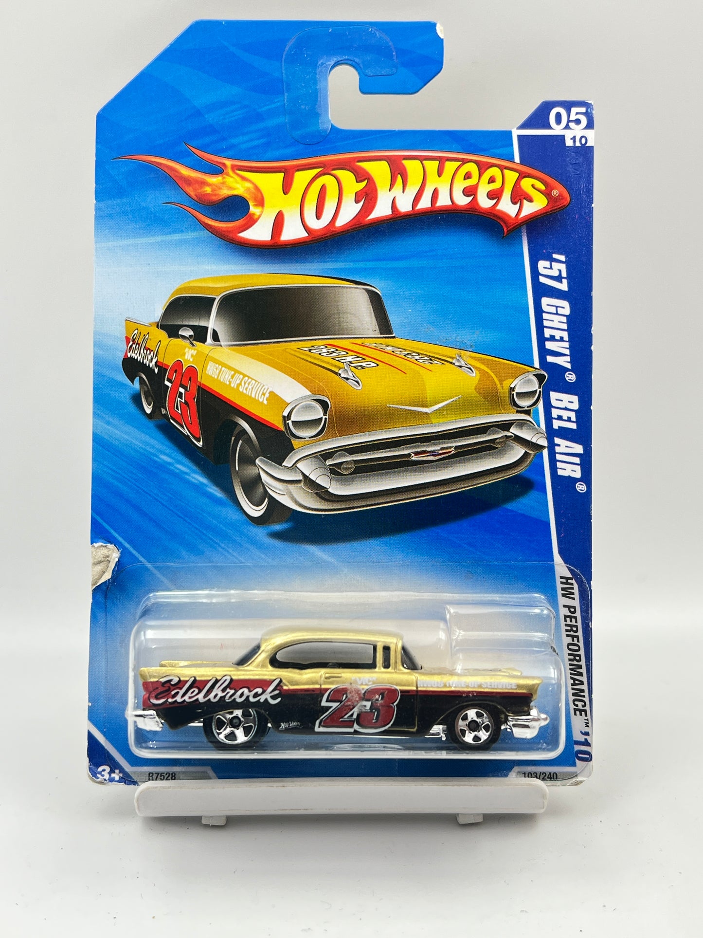 MILD CARD DAMAGE - HOT WHEELS - 57 CHEVY BEL AIR - C1
