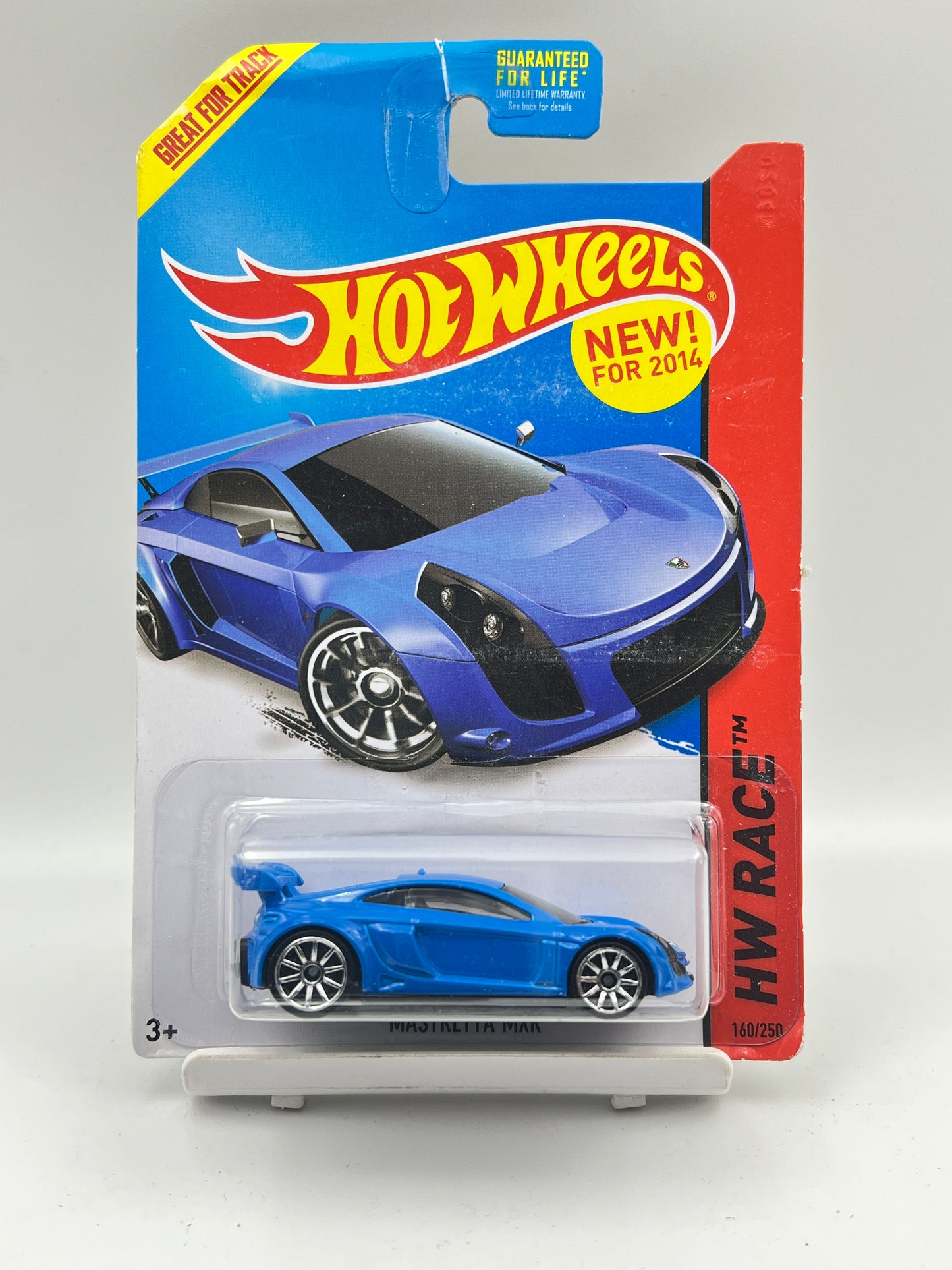 HOOK CREASE - IMPORTED - HOT WHEELS - MASTRETTA MXR - RARE - BLUE - C1