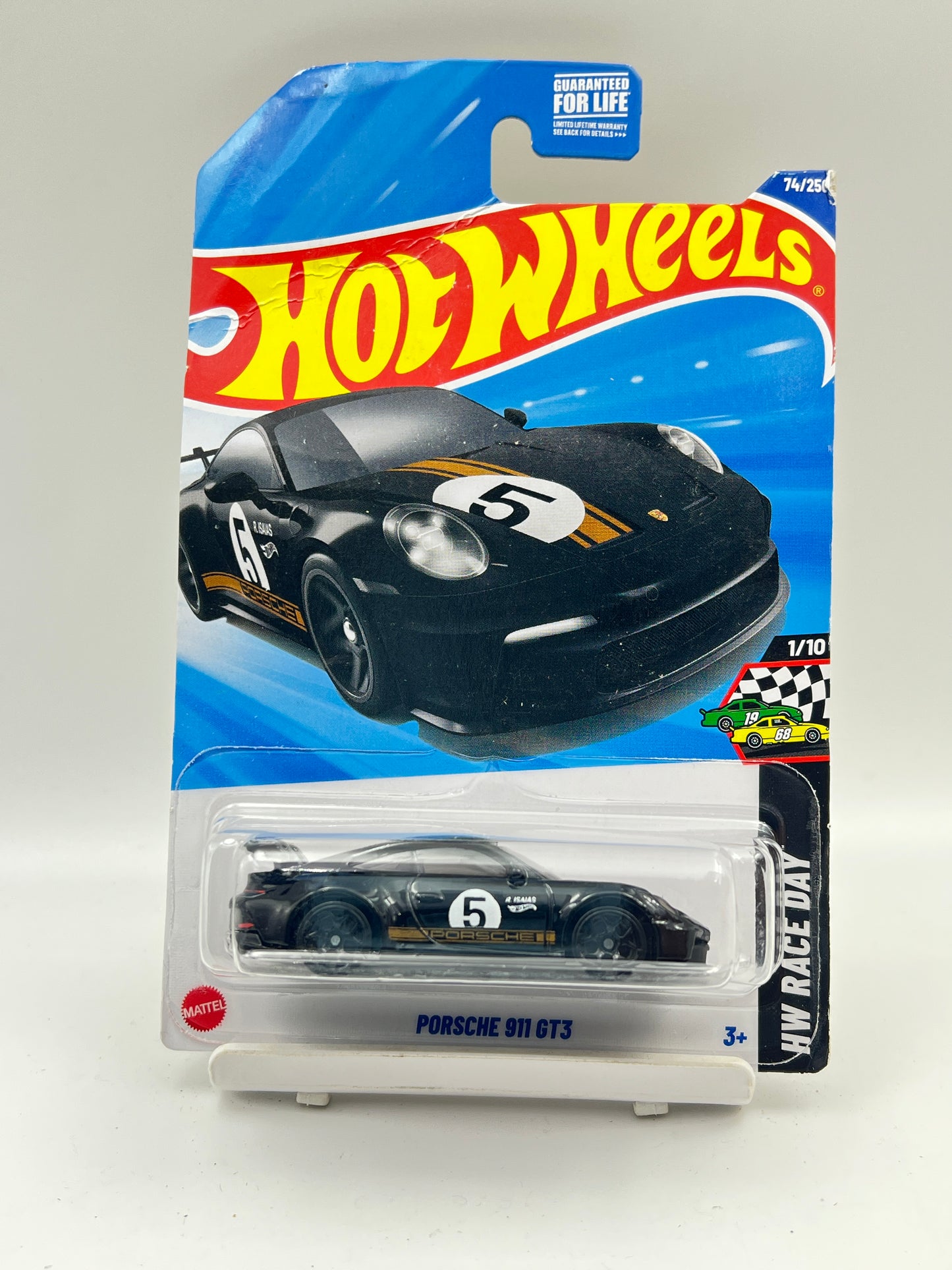CREASED CARD - HOT WHEELS - PORSCHE 911 GT3 - C2