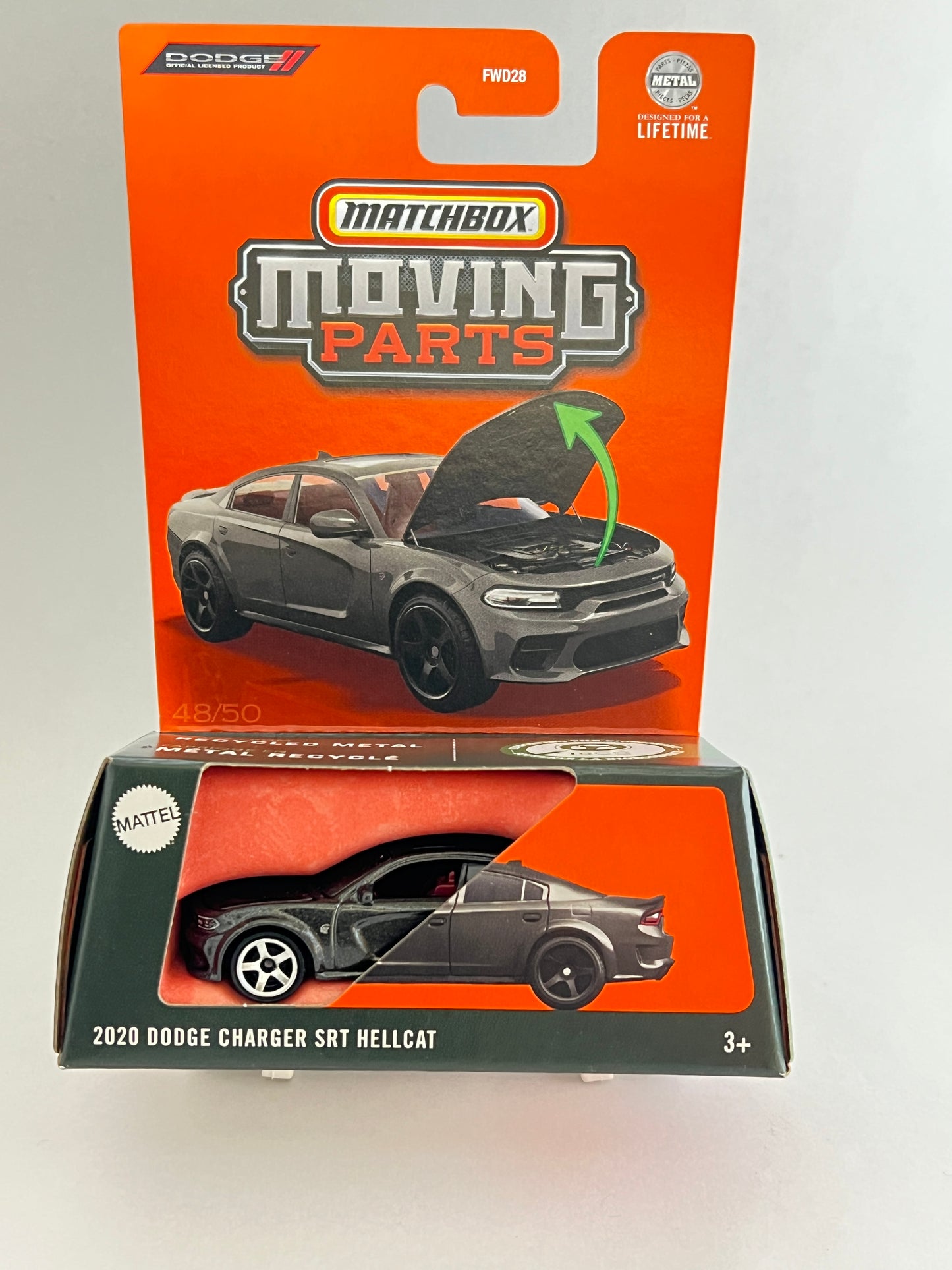 MATCHBOX MOVING PARTS - 2020 DODGE CHARGER SRT HELLCAT - ZX3 - Its Fun- Hot wheels - matchbox - diecast