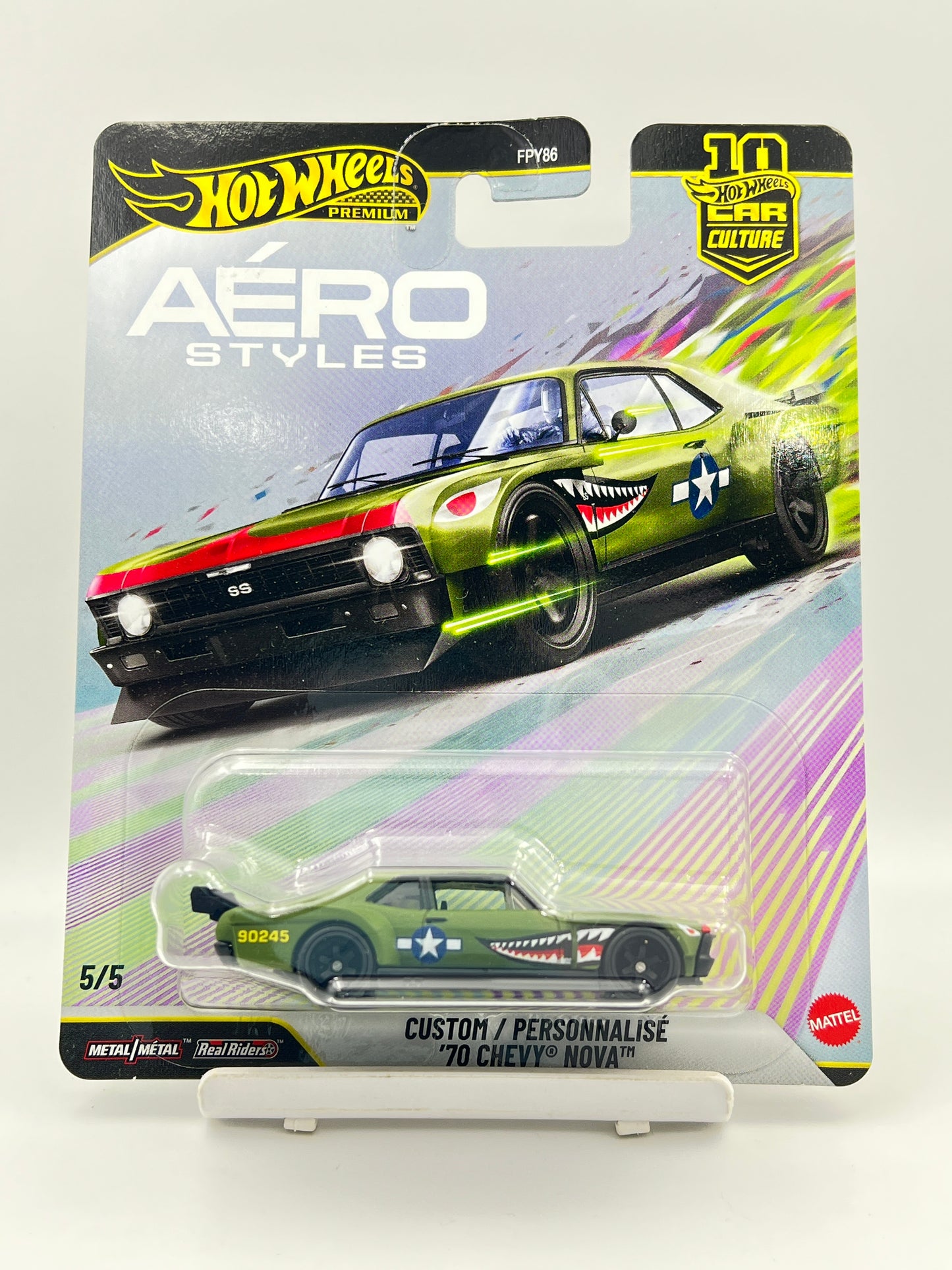 HOT WHEELS - PREMIUM - AERO STYLES - CUSTOM 70 CHEVY NOVA - B5