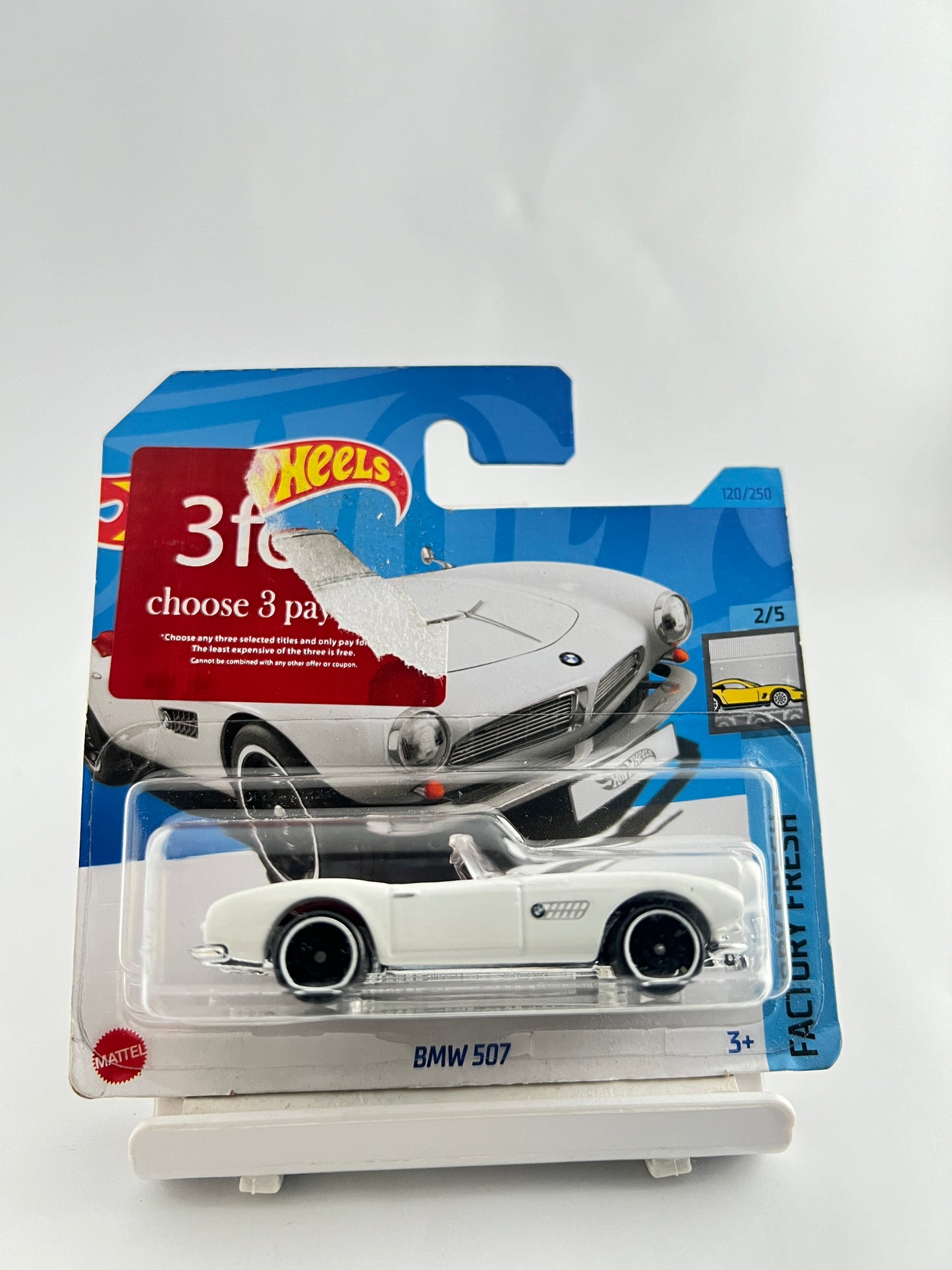 BMW 507 - IMPORTED SHORT CARD -1A - Its Fun- Hot wheels - matchbox - diecast