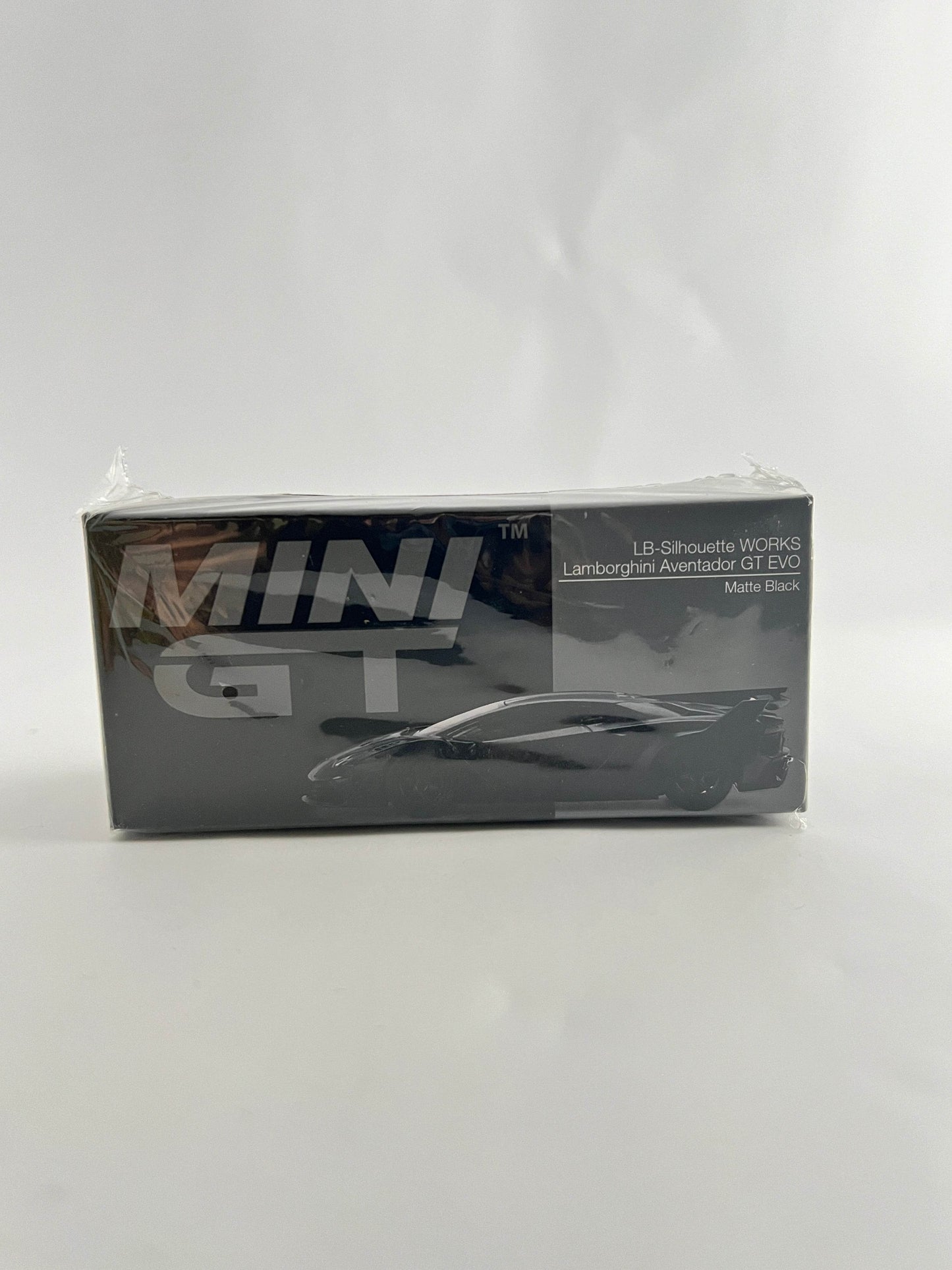 MINI GT -LB SILHOUETTE WORKS LAMBORGHINI AVENTADOR GT EVO - SEAL OPENED - Its Fun