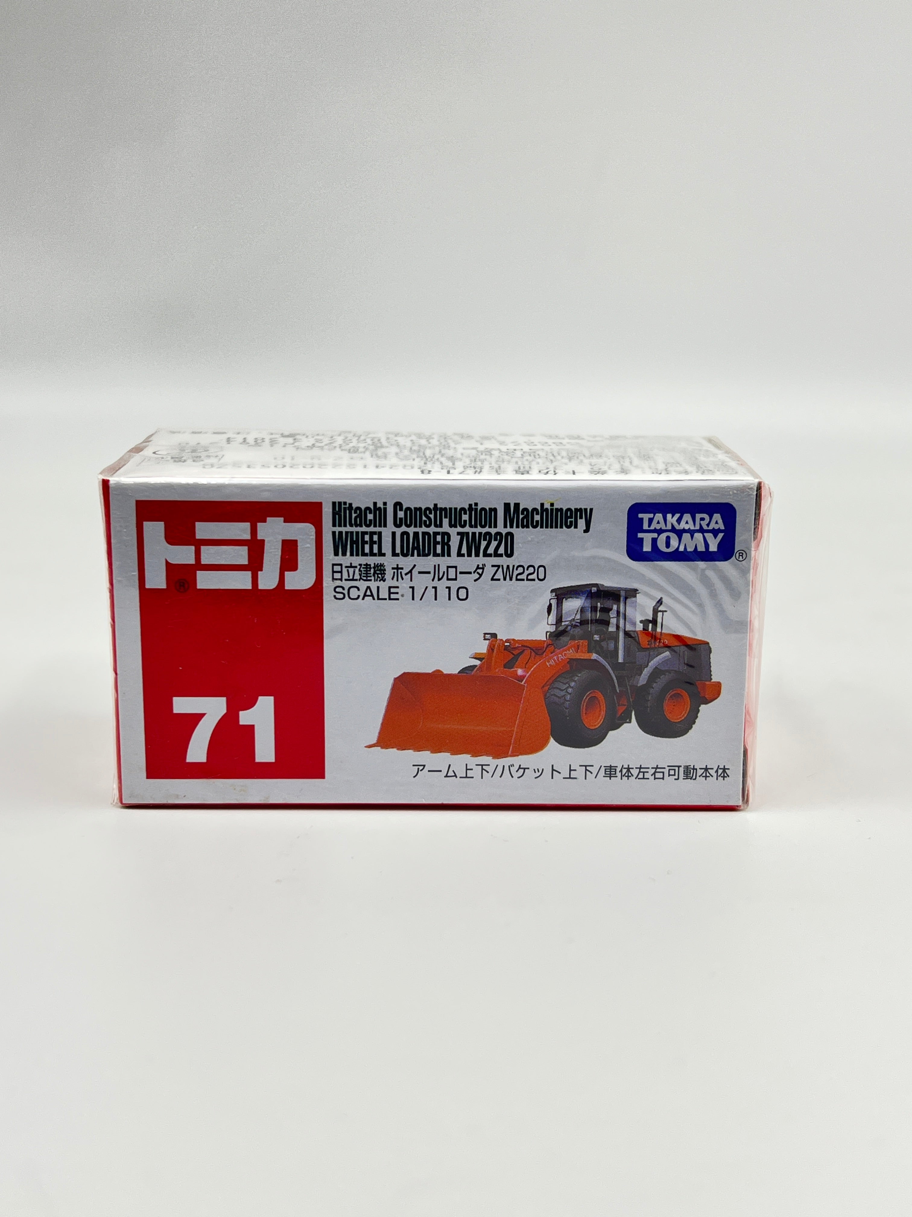 TOMICA - HITACHI CONSTRUCTION MACHINERY WHEEL LOADER ZW220 - ZX4